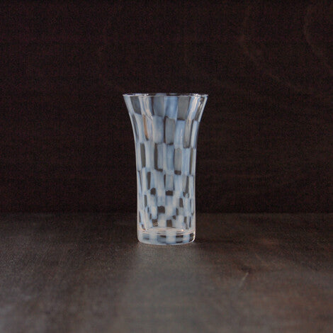 Hirota Glass Taisho Roman Sipping Glass - Checkered
