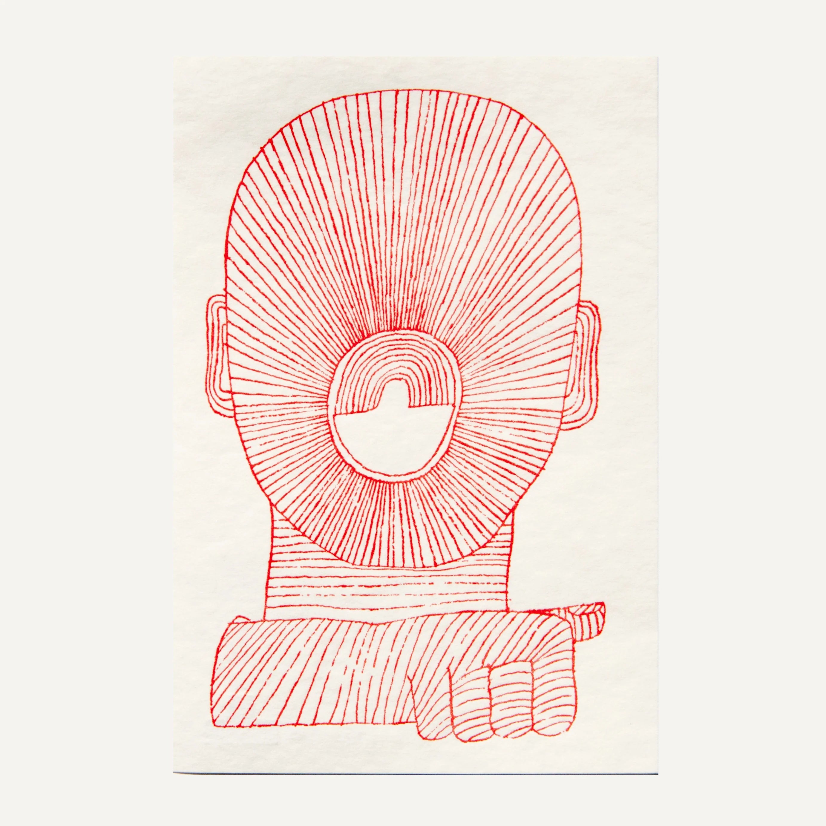Kiyoshi Awazu x Bitokkou Postcard - Anti-war