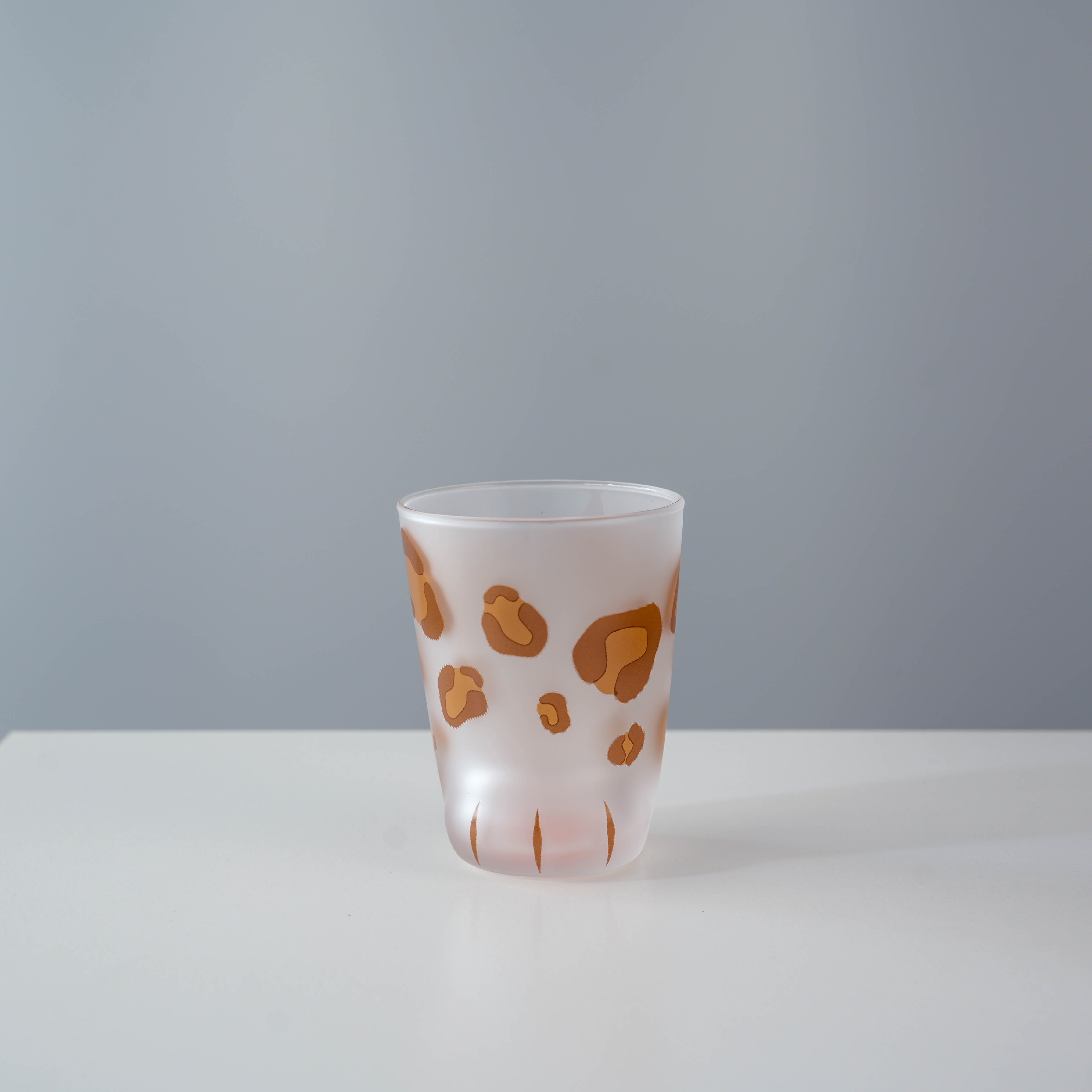 ADERIA Coconeko Glass Tumbler Leopard