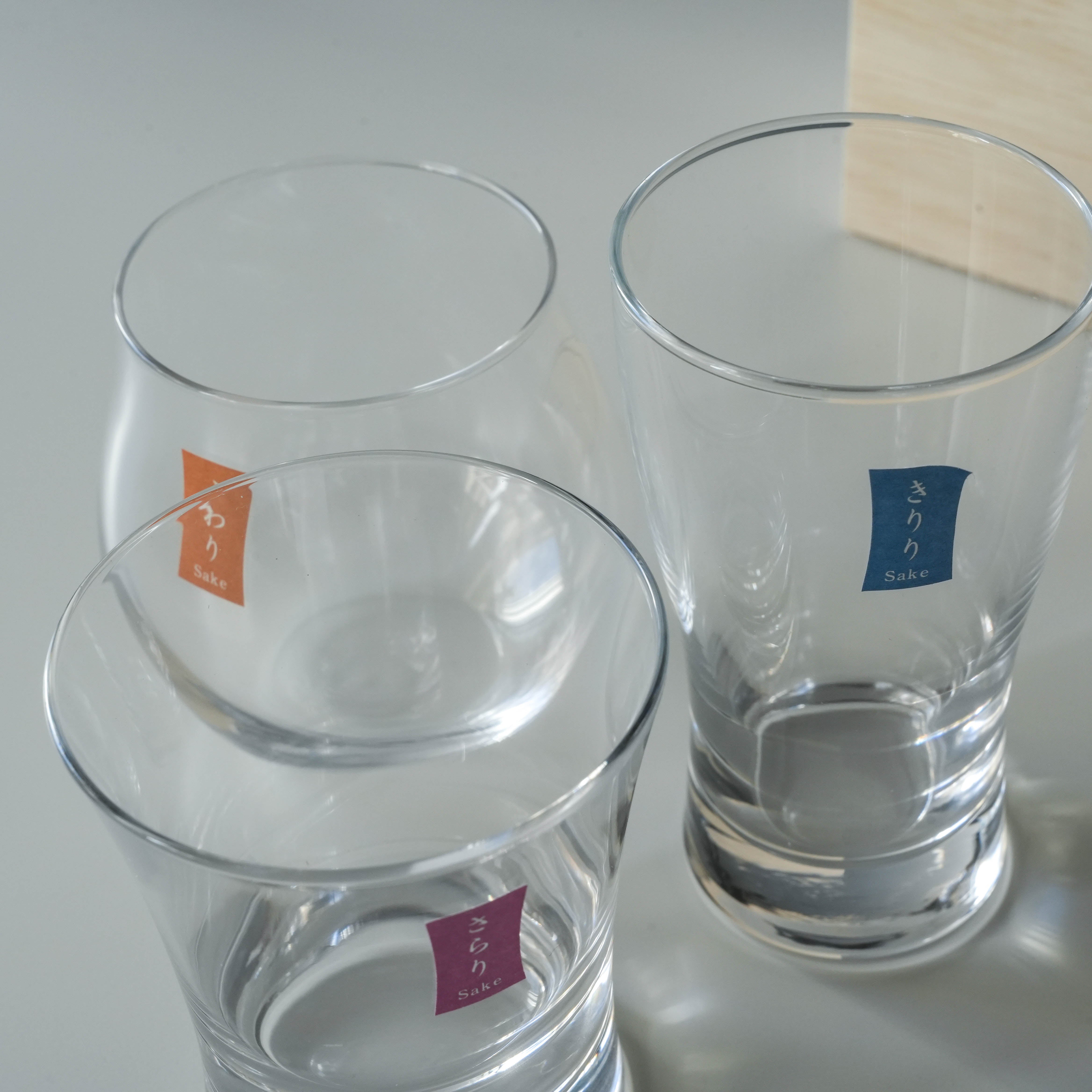 Toyo-Sasaki Sake Cup Comparison Set of 3
