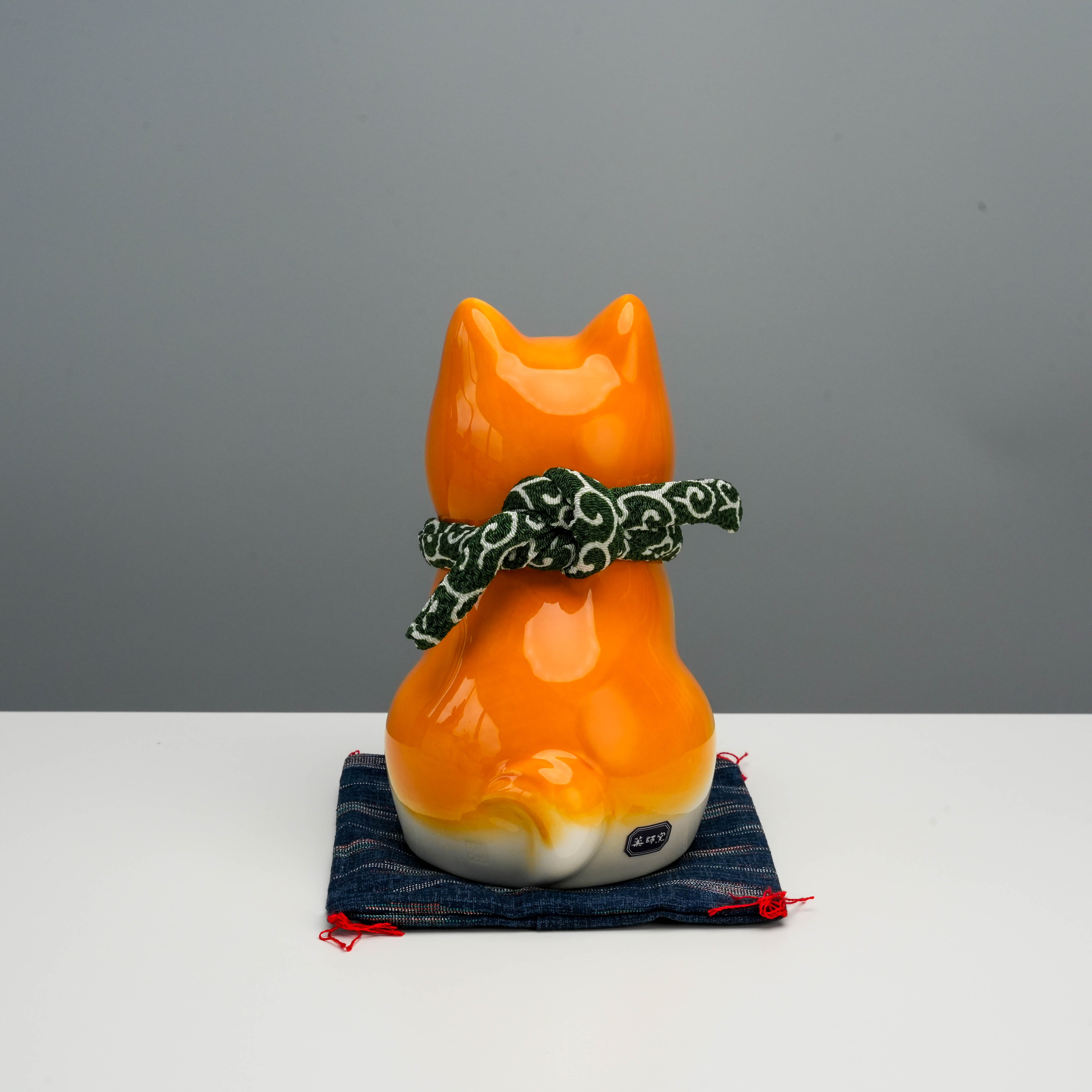 Yakushigama Shiba Dog Sitting Ornament Yellow