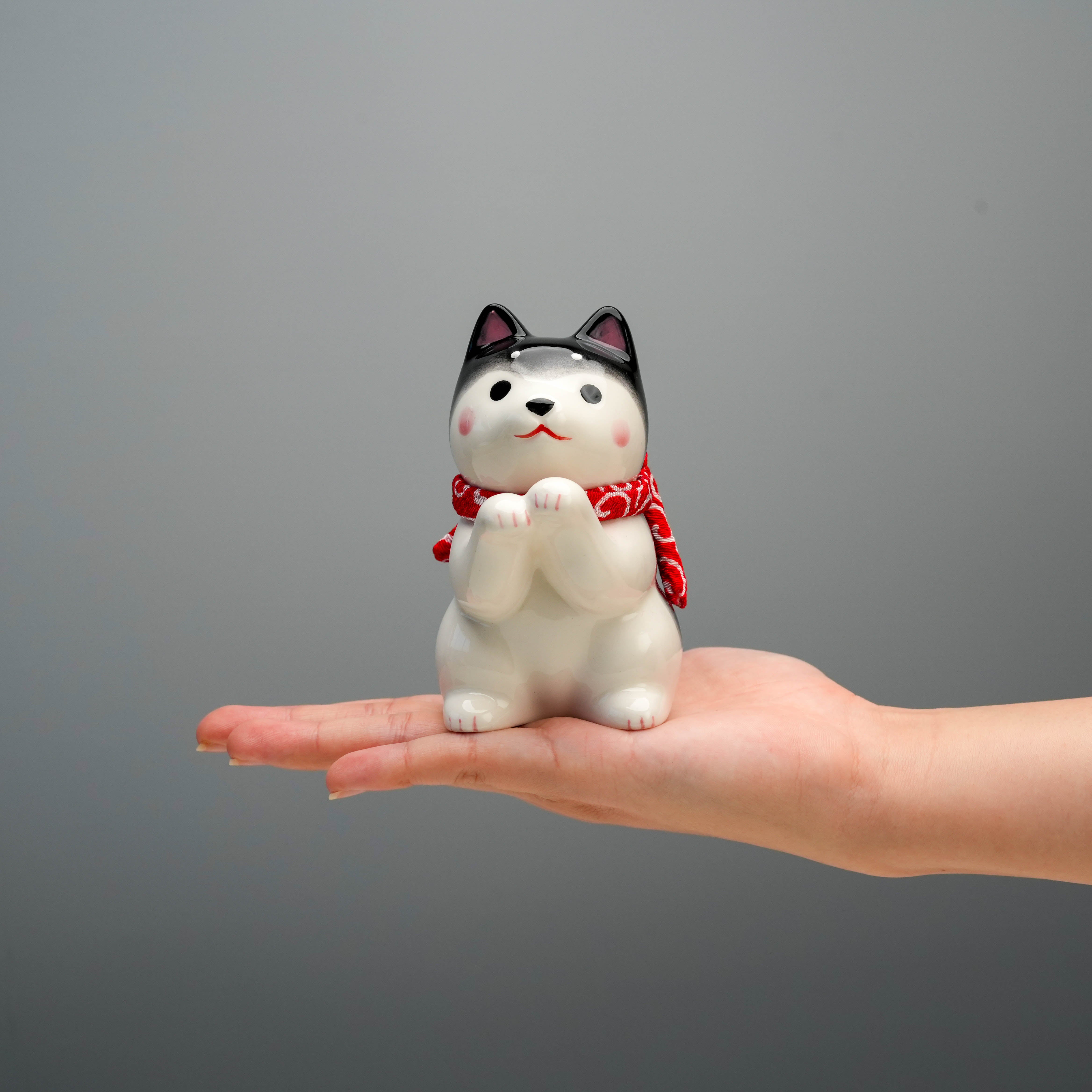 Yakushigama Shiba Dog Wishing Ornament Black