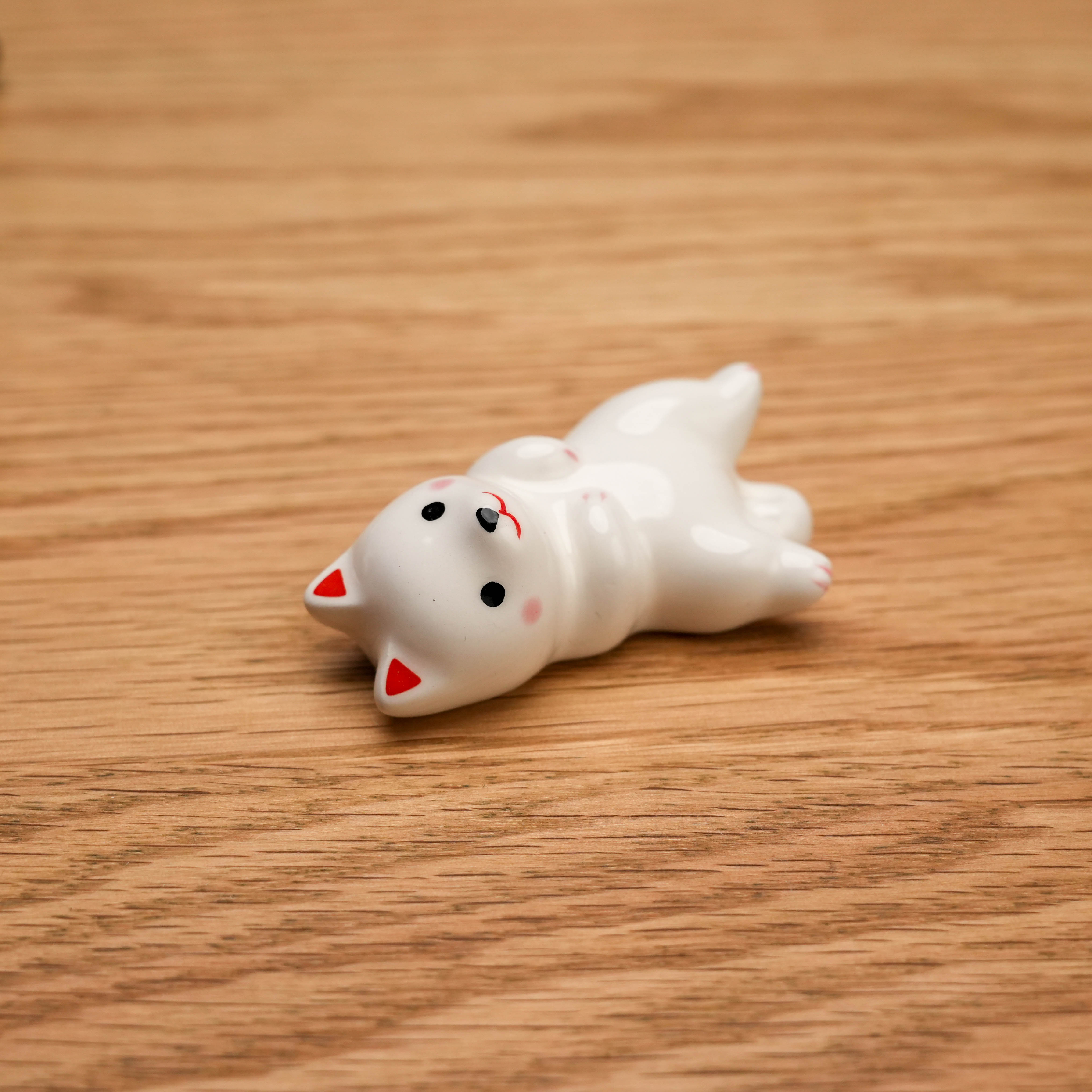 Yakushigama Shiba Dog Lying Down Chopstick Rest 3 Set