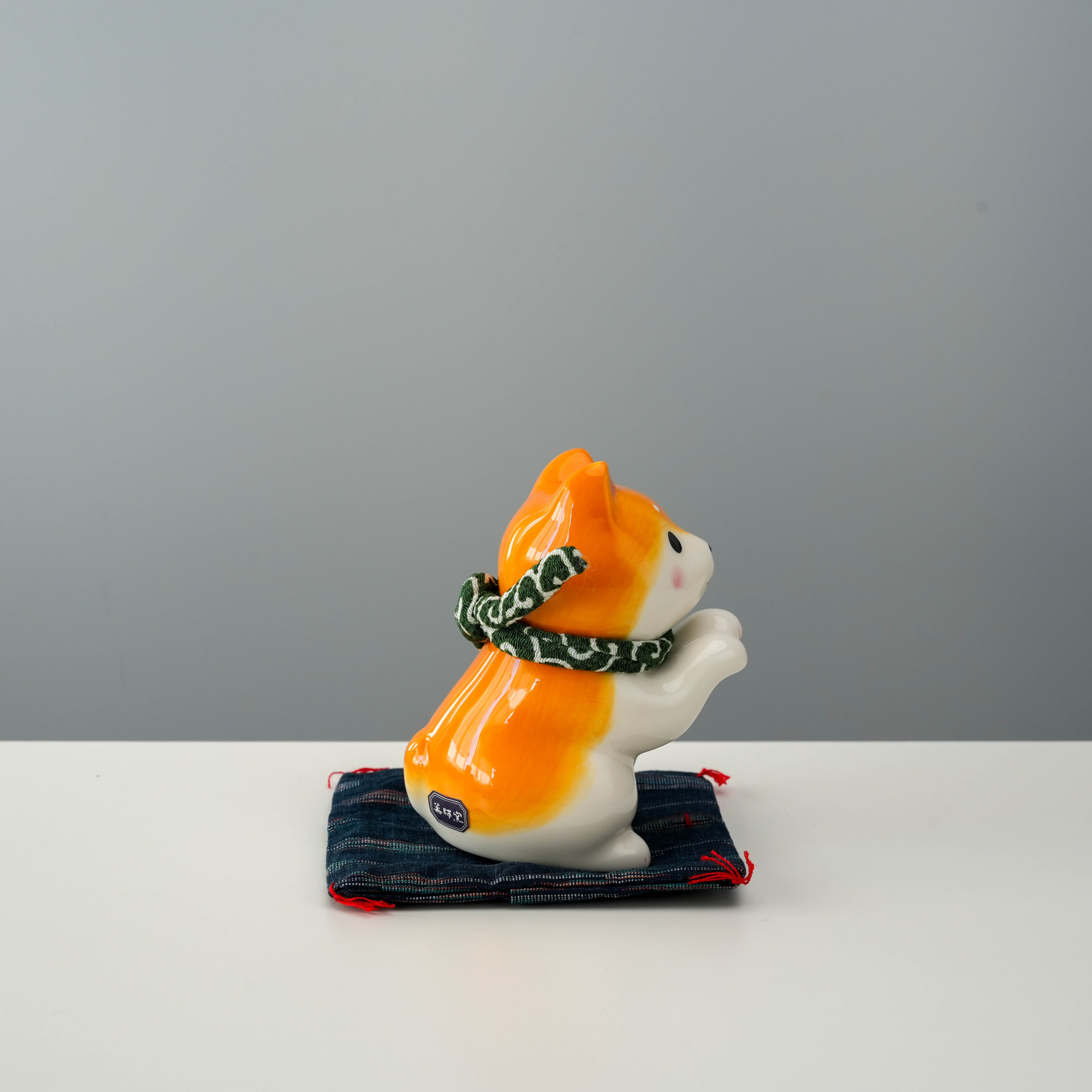 Yakushigama Shiba Dog Wishing Ornament Yellow