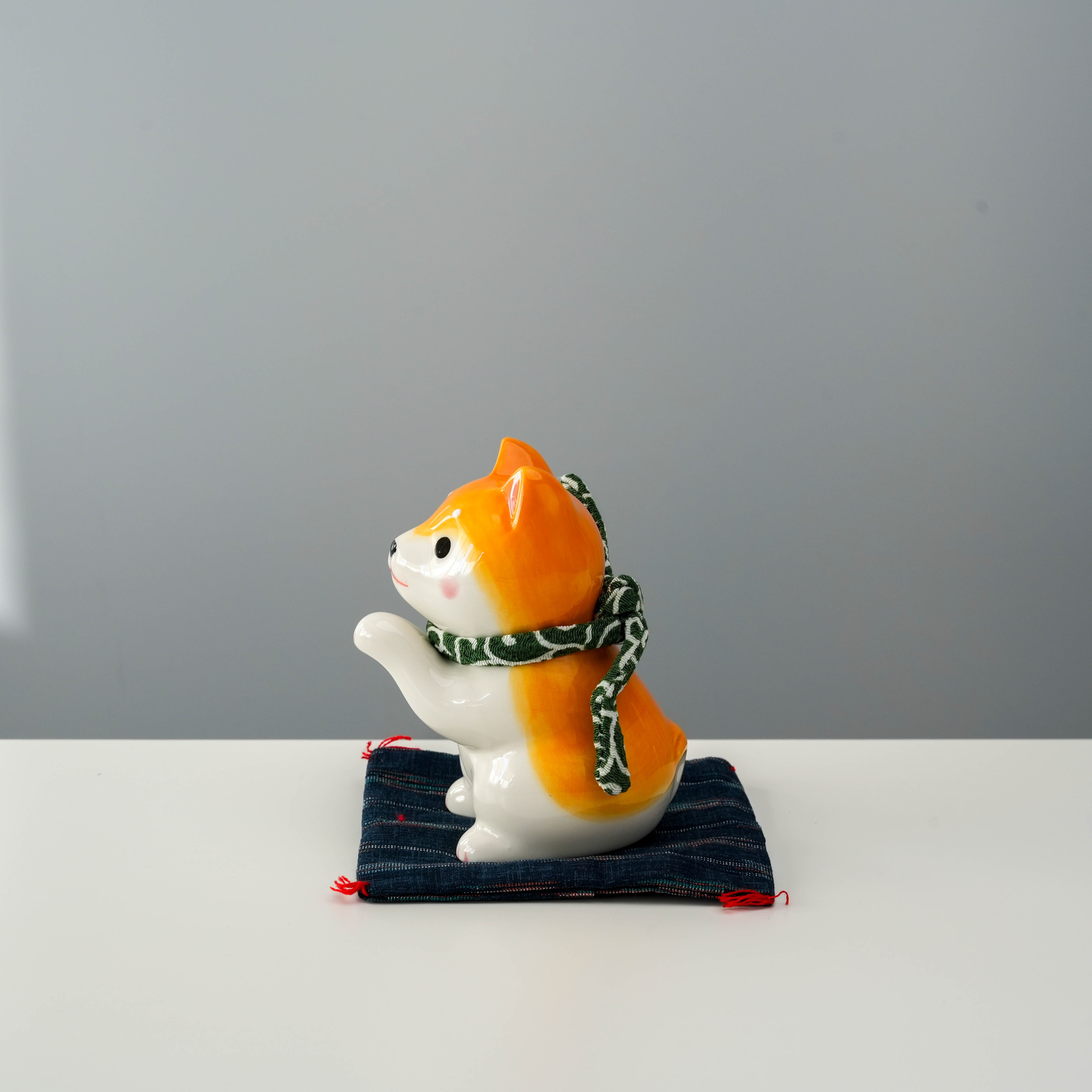 Yakushigama Shiba Dog Wishing Ornament Yellow