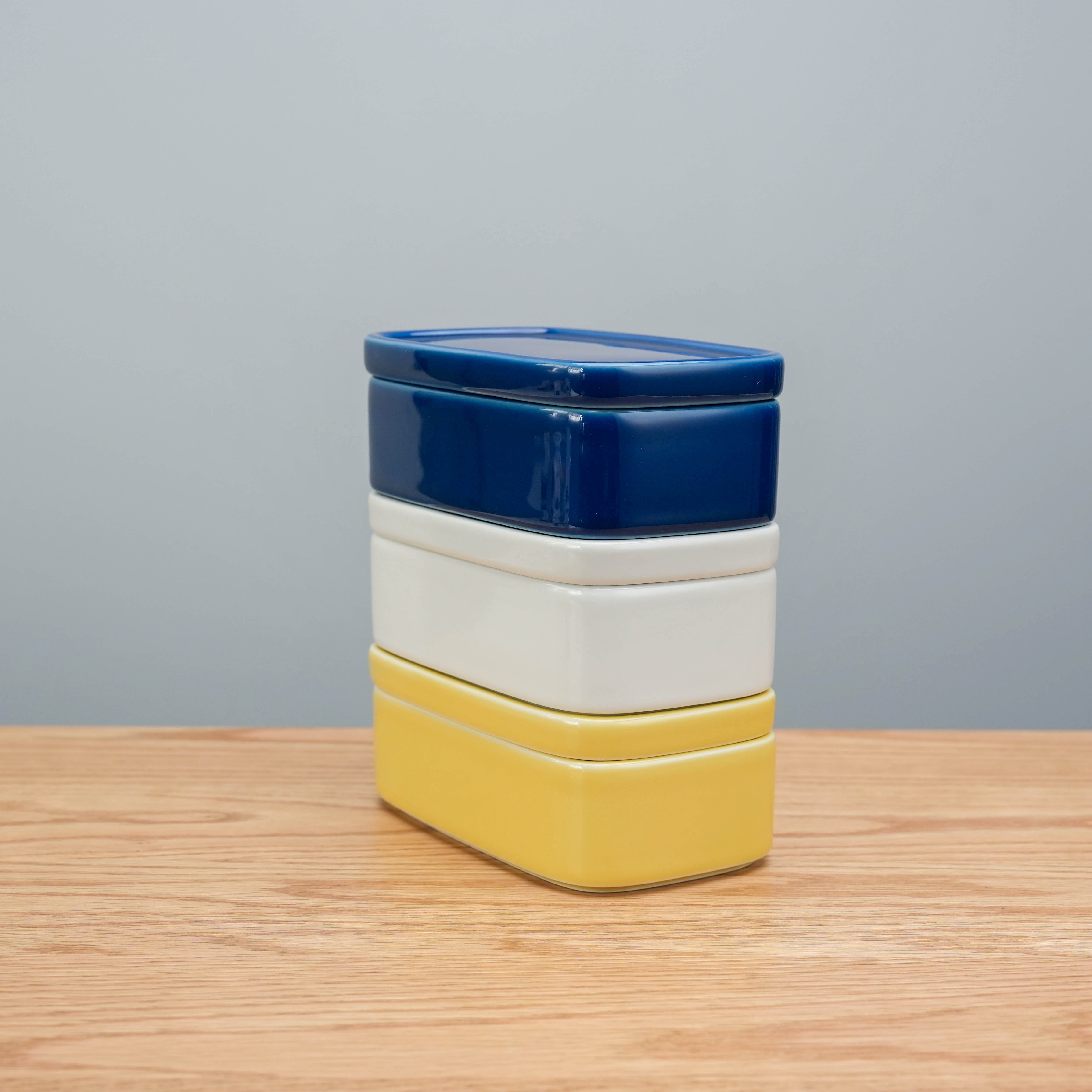 Hasami Ware Hakusan Butter Dish