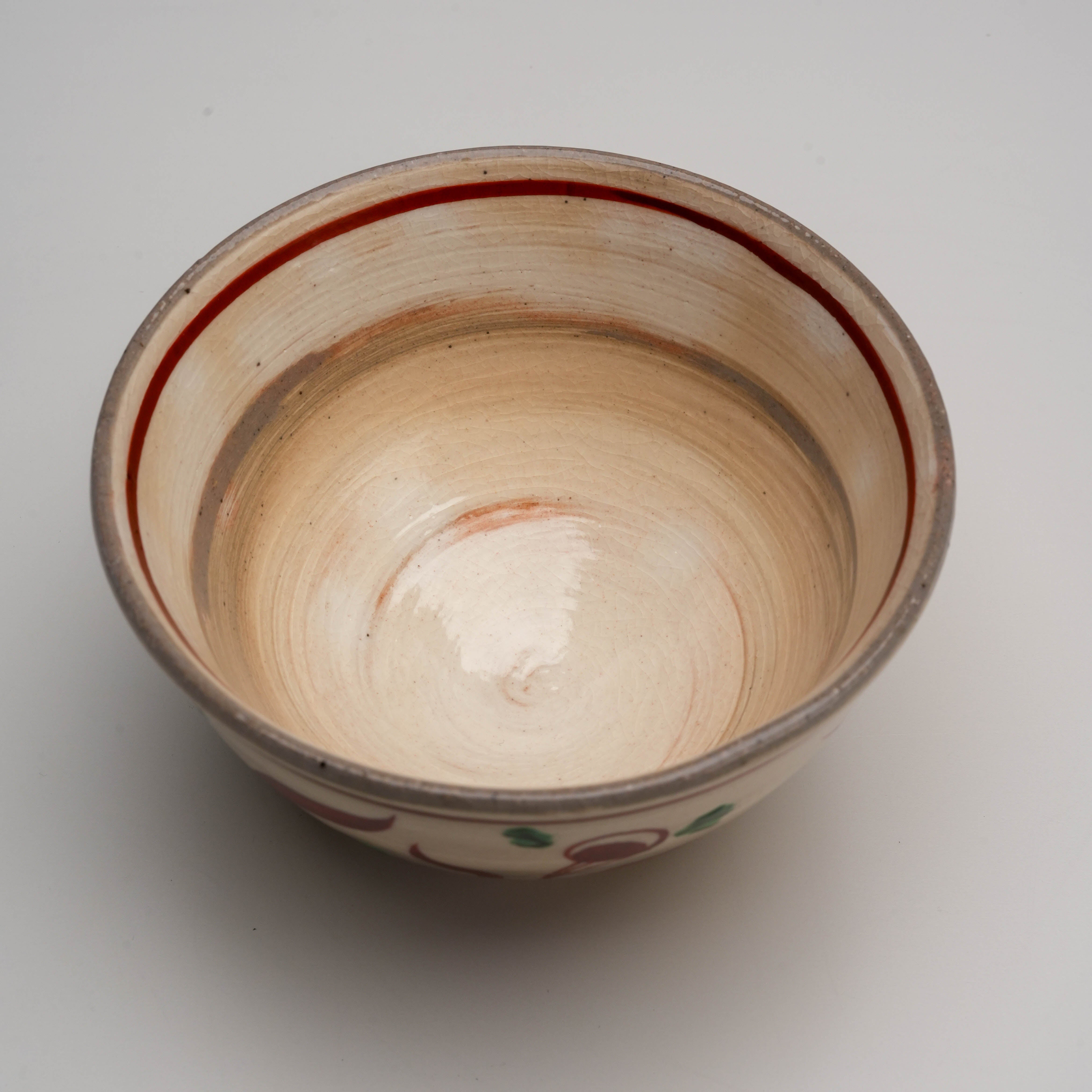 Arita Ware Wanli Red Painting Matcha Bowl