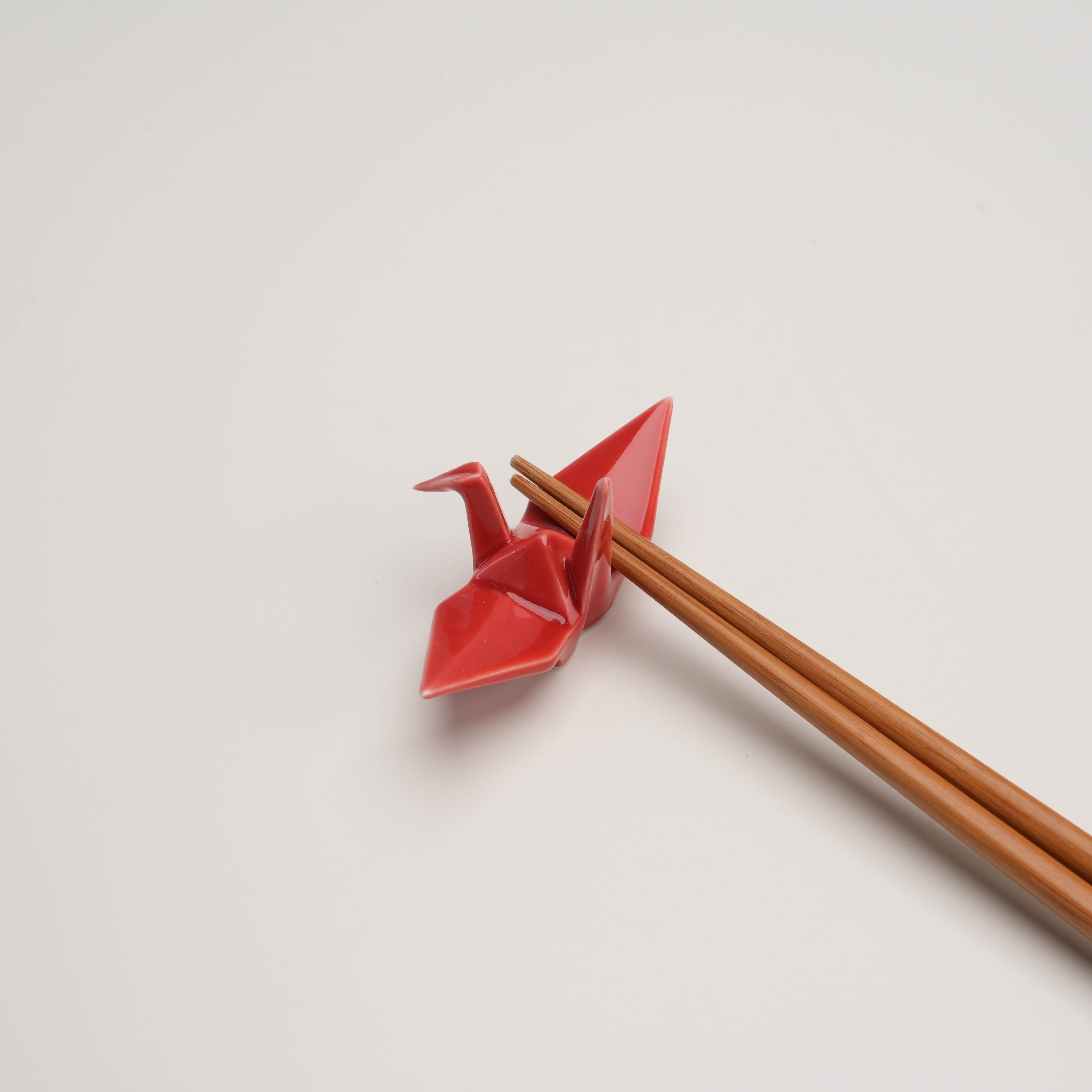Arita Ware Origami Crane Chopstick Rest