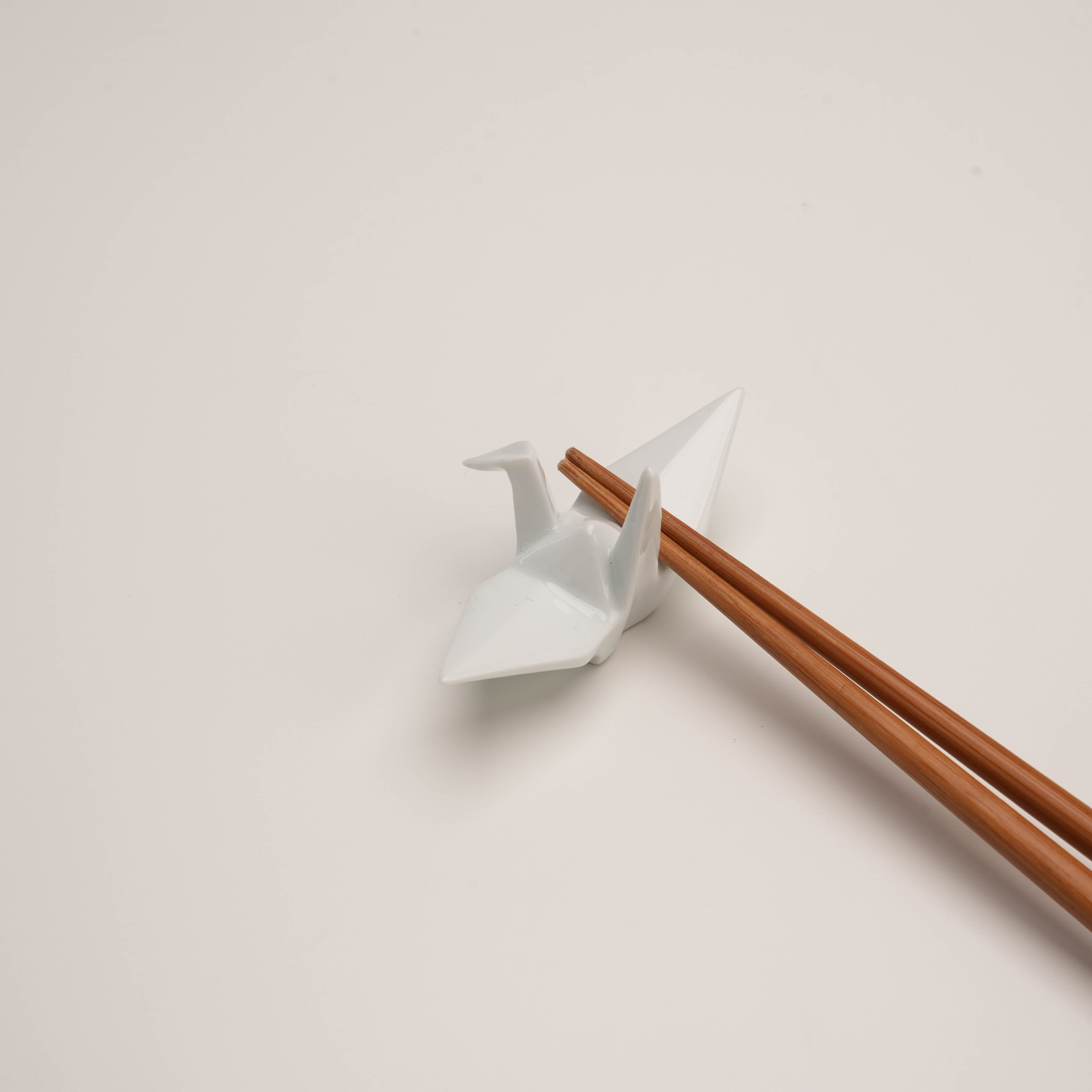 Arita Ware Origami Crane Chopstick Rest