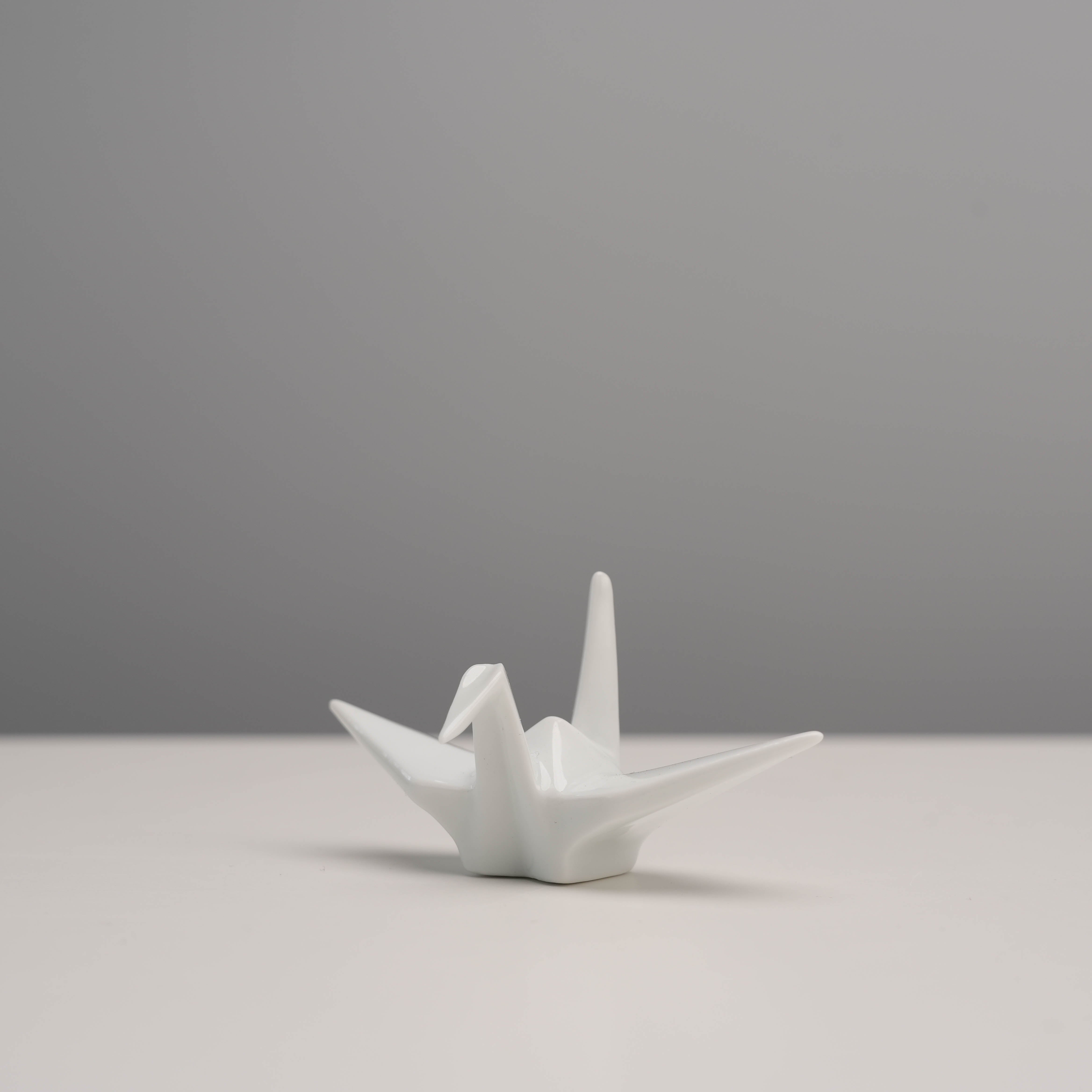Arita Ware Origami Crane Chopstick Rest