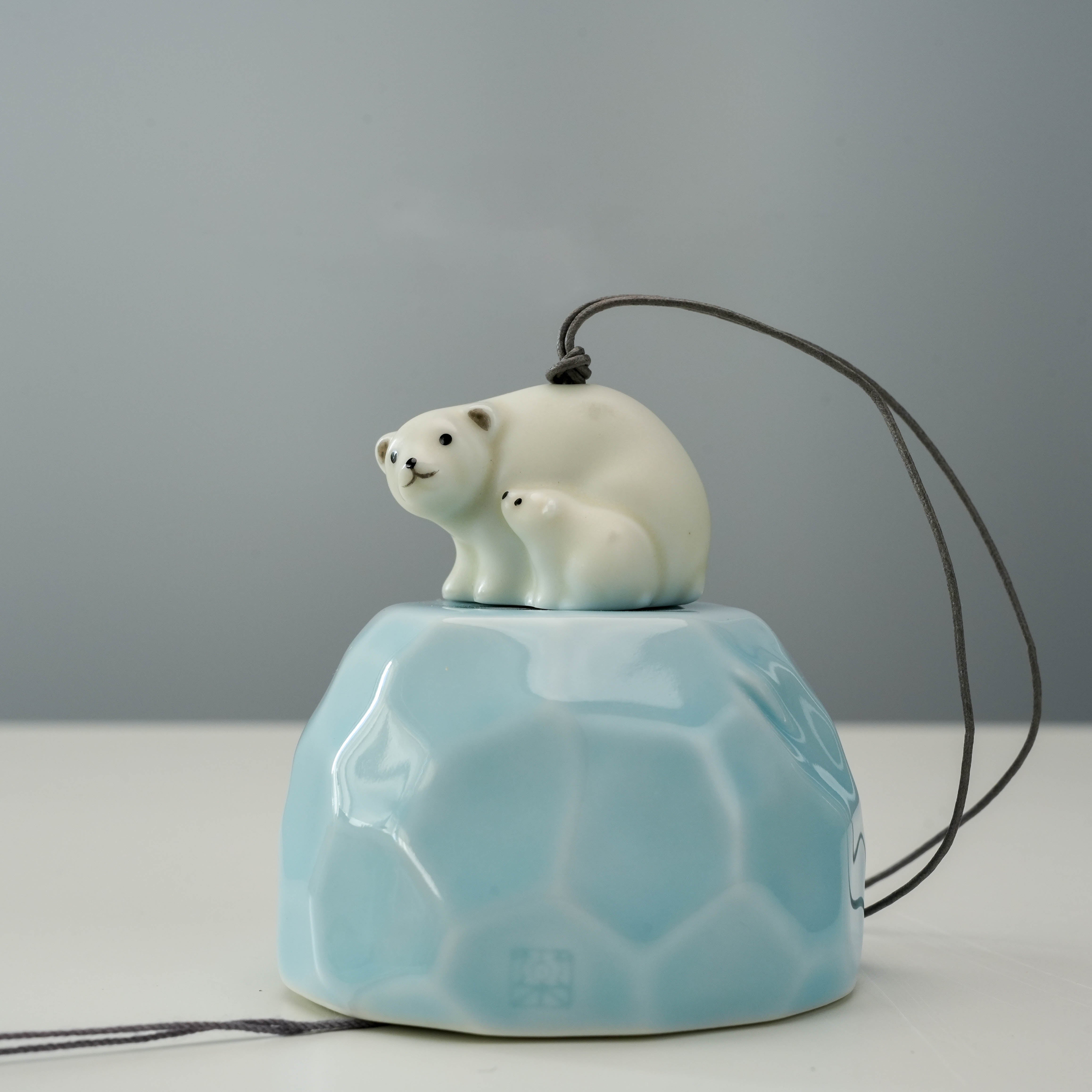 Yakushigama Polar Bear Parent-child Wind Chime
