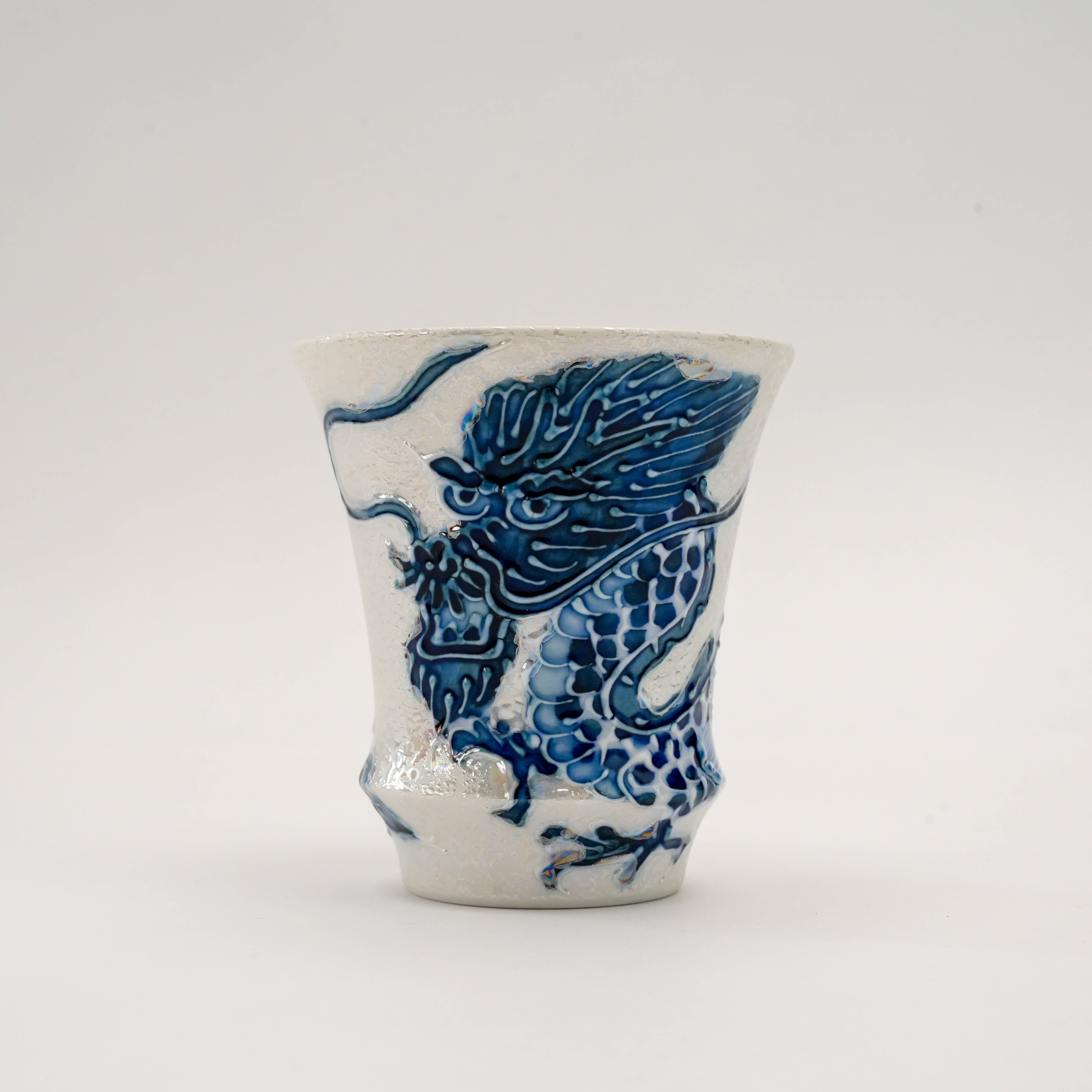 Arita Ware Water Dragon Sake Glass - Artisan’s Collection