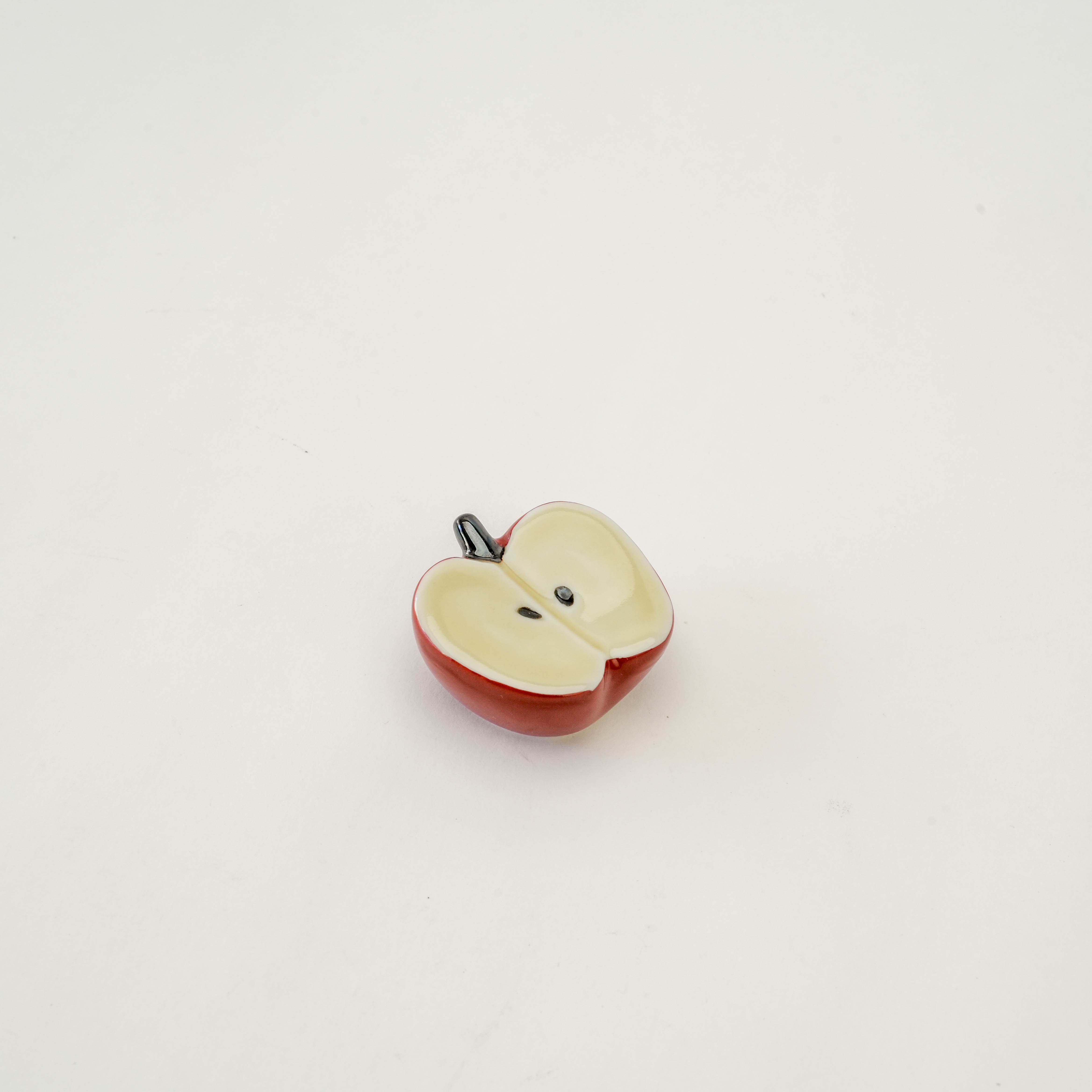 Hasami Ware Half Apple Chopstick Rest