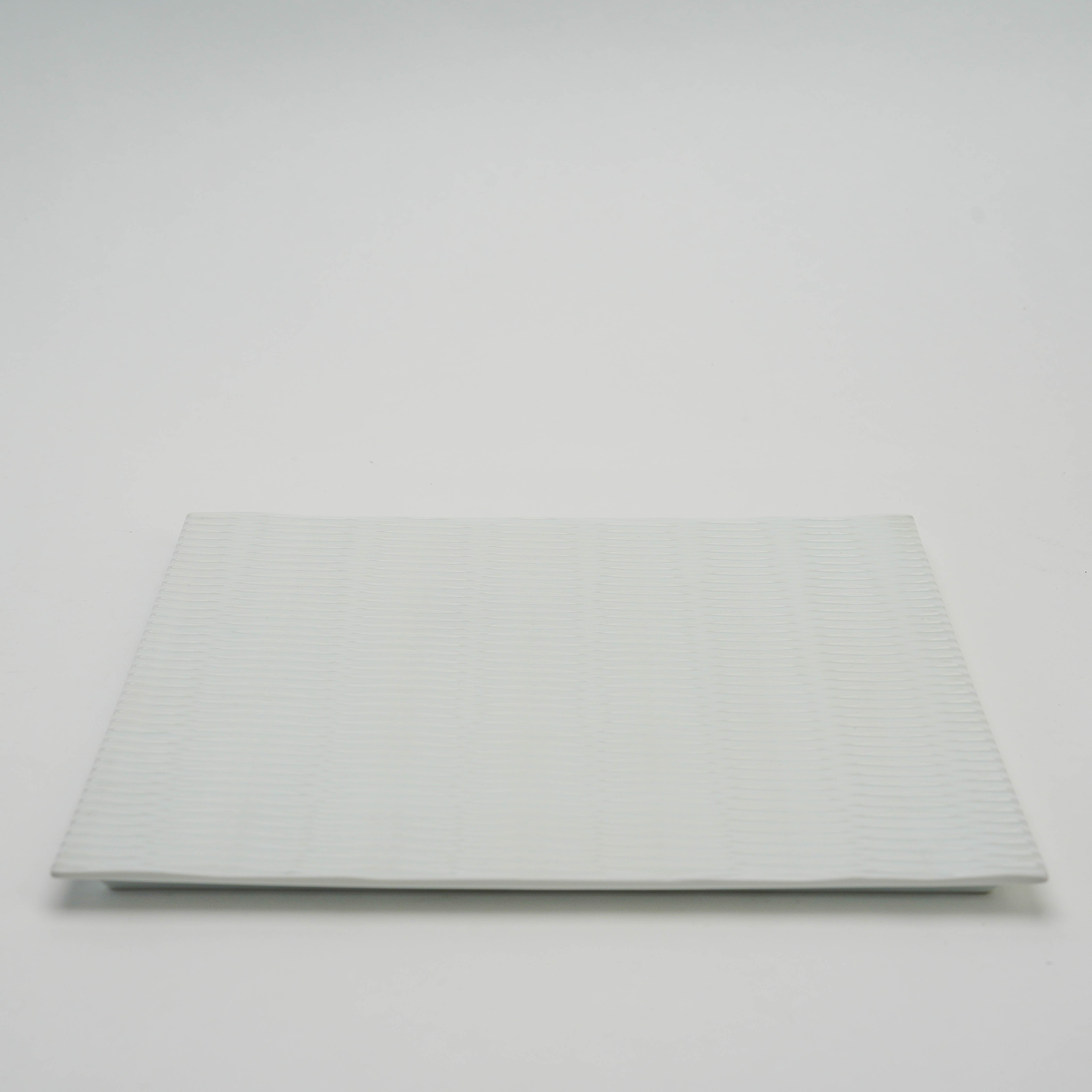 Arita Ware Carved Pattern Square Serving Plate