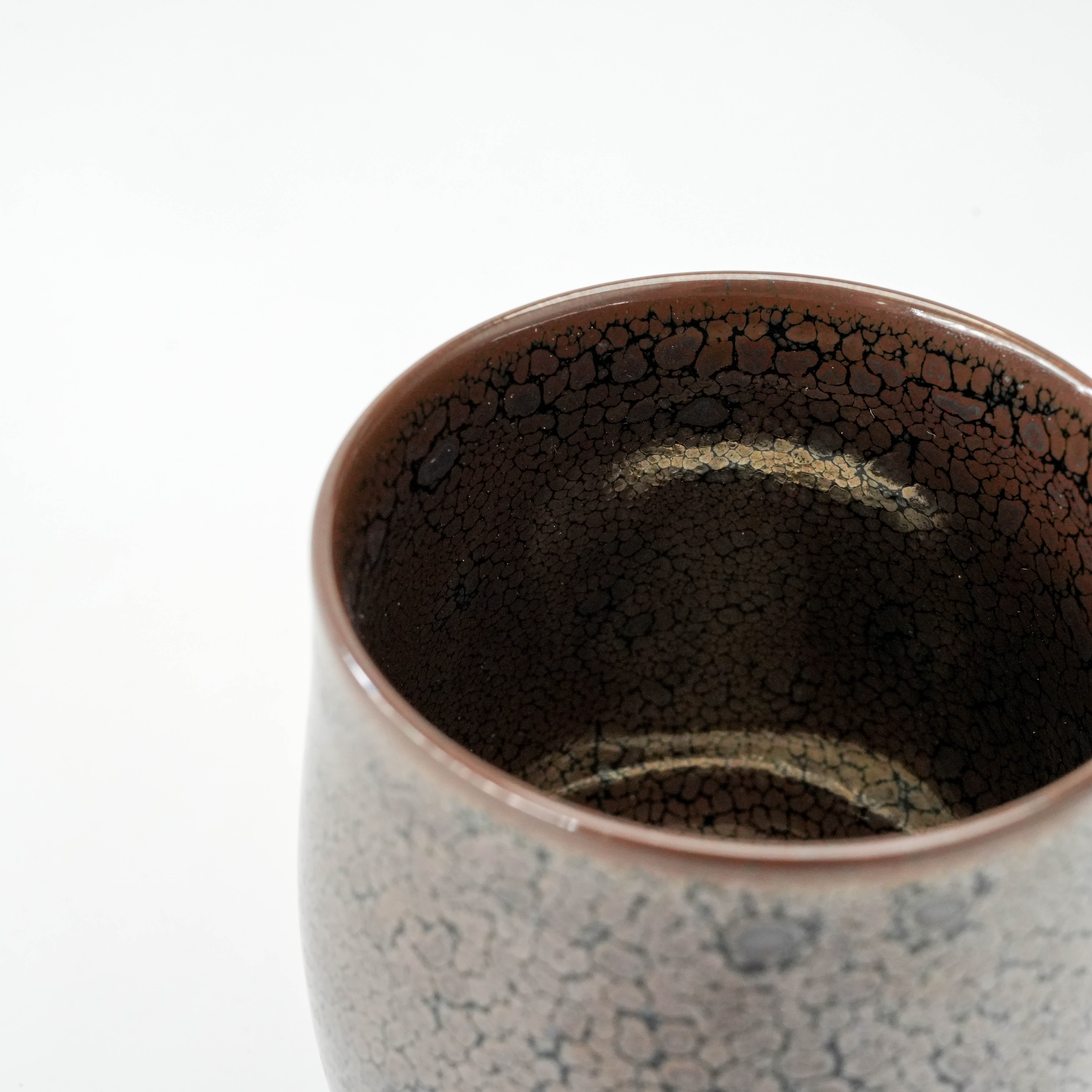 Arita Ware Shinemon Kiln Yuteki Tenmoku Teacup