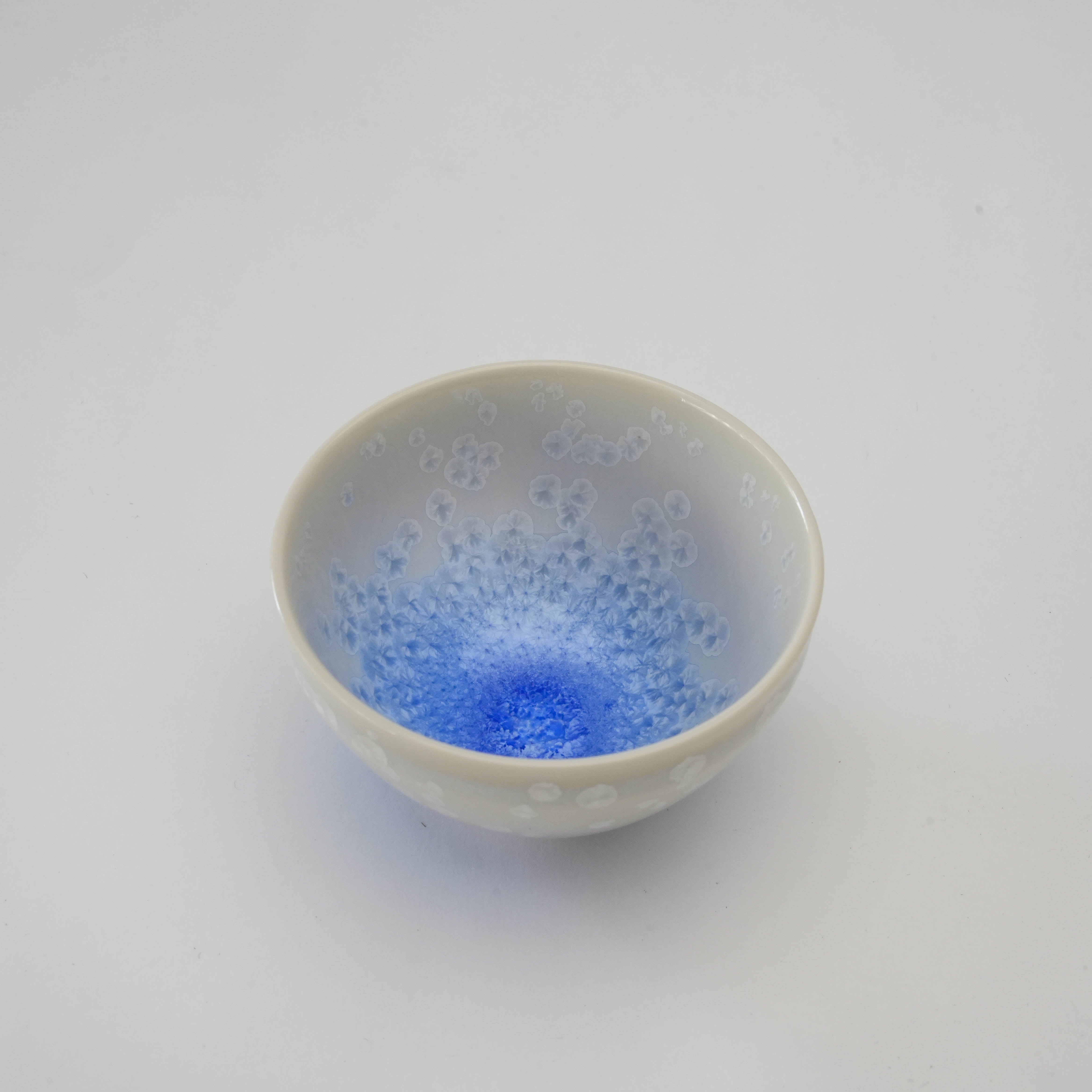Arita Ware Shinemon Kiln Aizome Water Drop Sake Cup