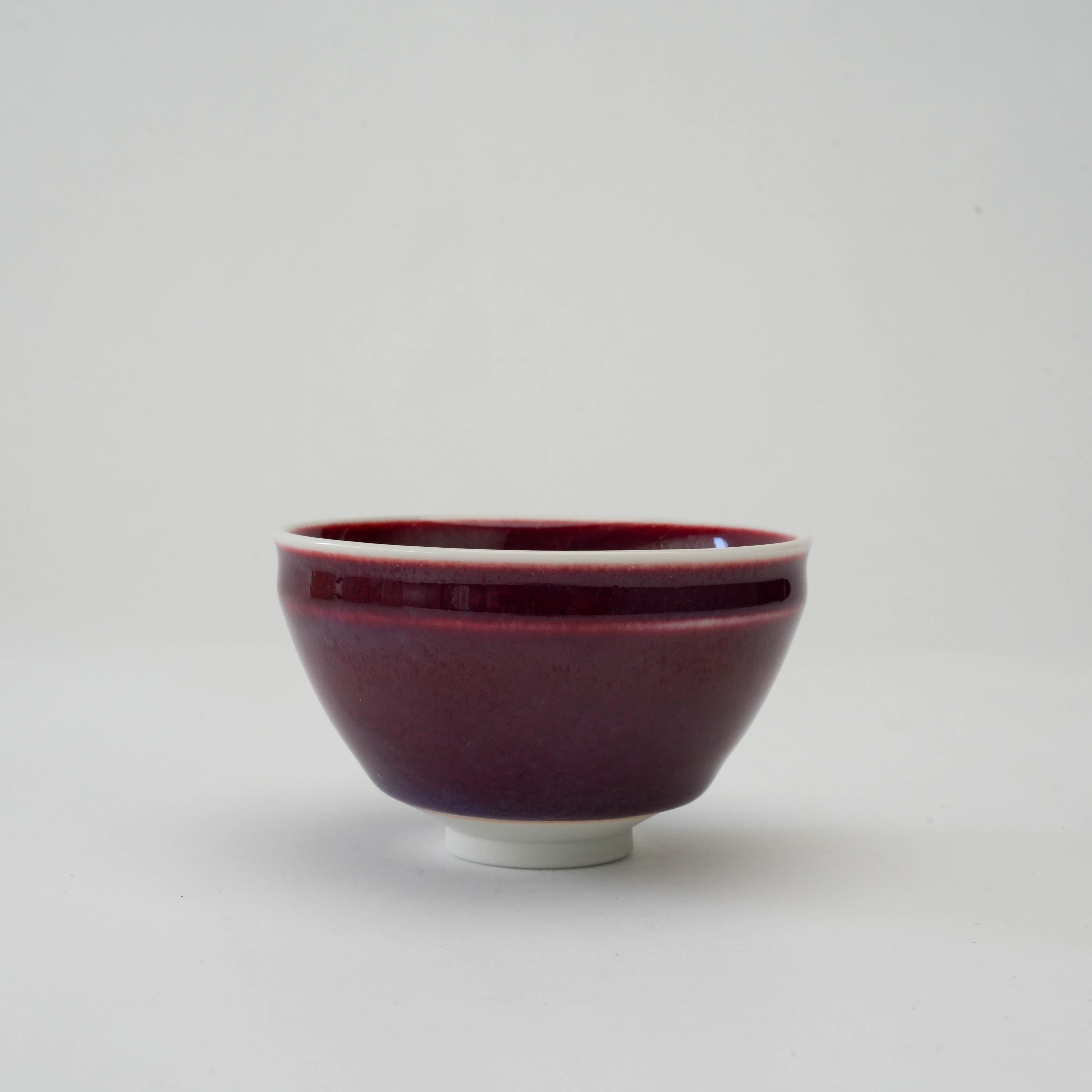 Arita Ware Shinemon Kiln Tansha Red Sake Cup