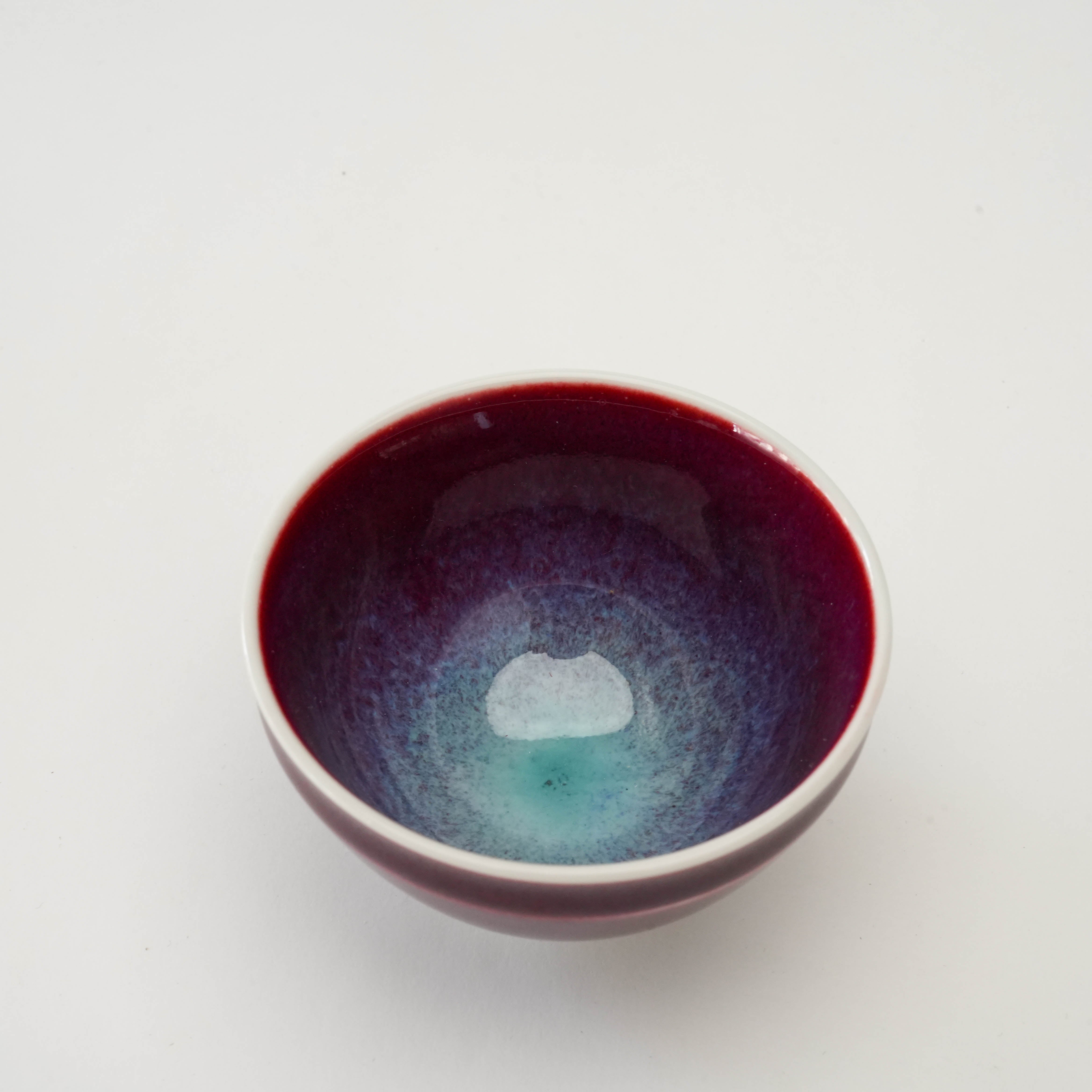 Arita Ware Shinemon Kiln Tansha Red Sake Cup