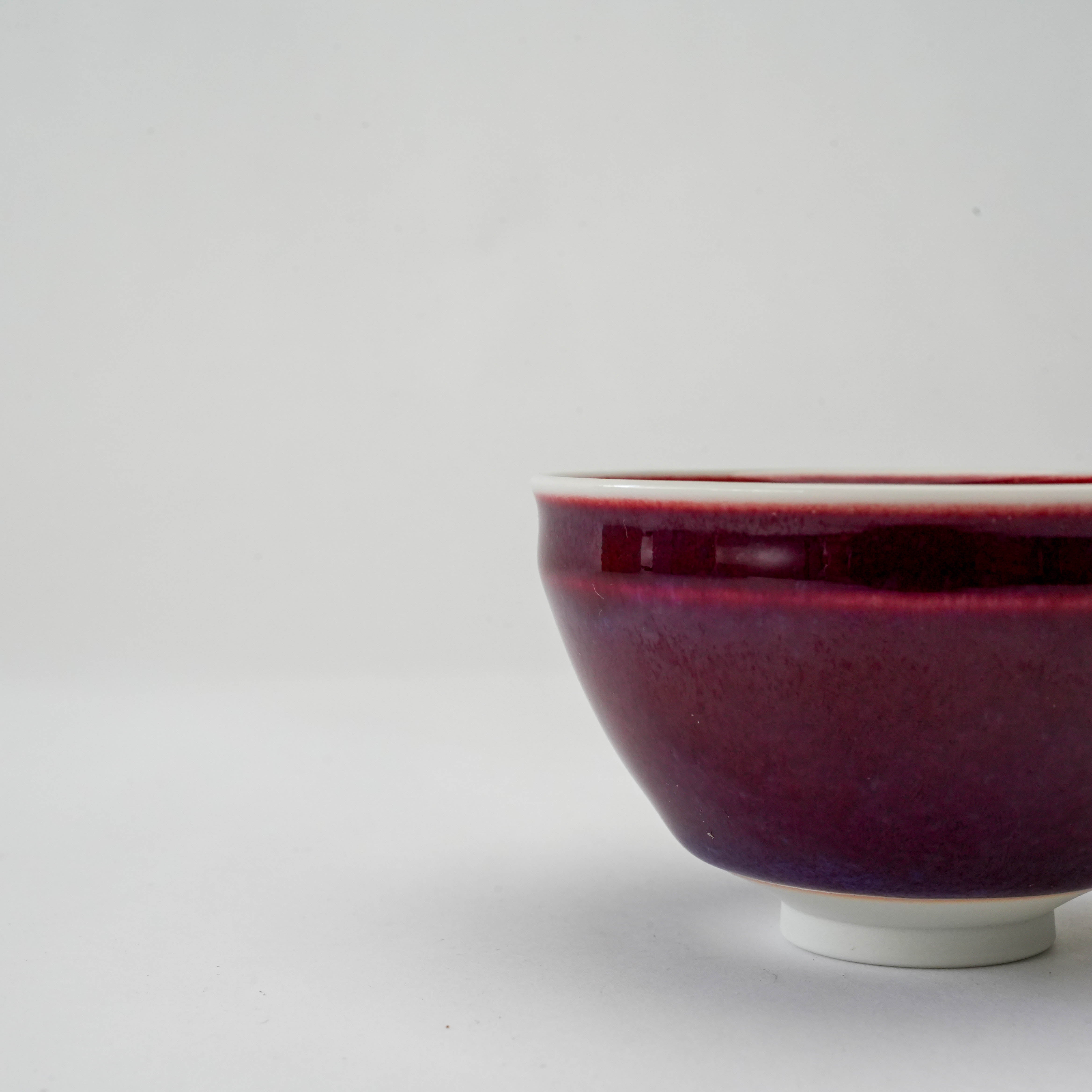 Arita Ware Shinemon Kiln Tansha Red Sake Cup