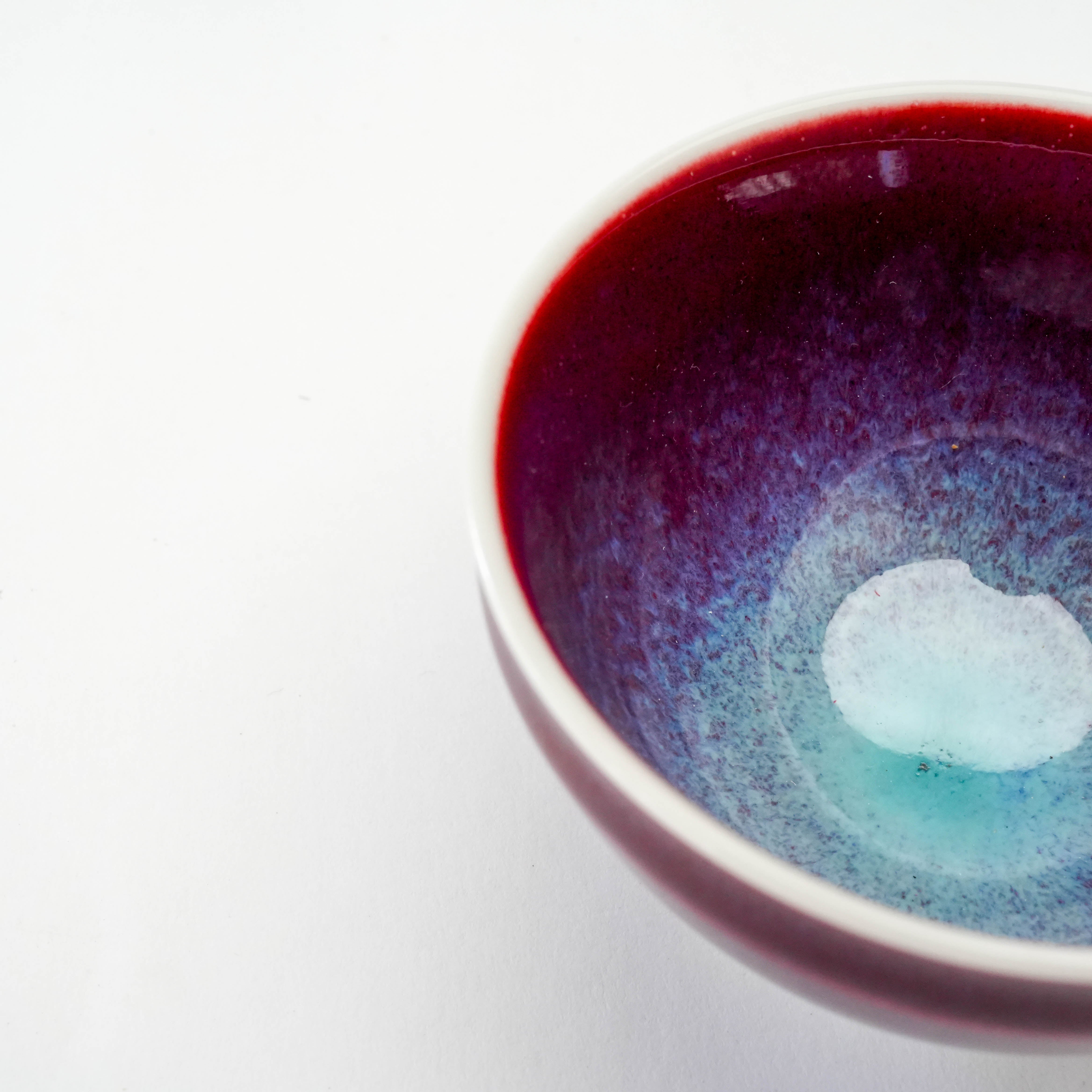 Arita Ware Shinemon Kiln Tansha Red Sake Cup