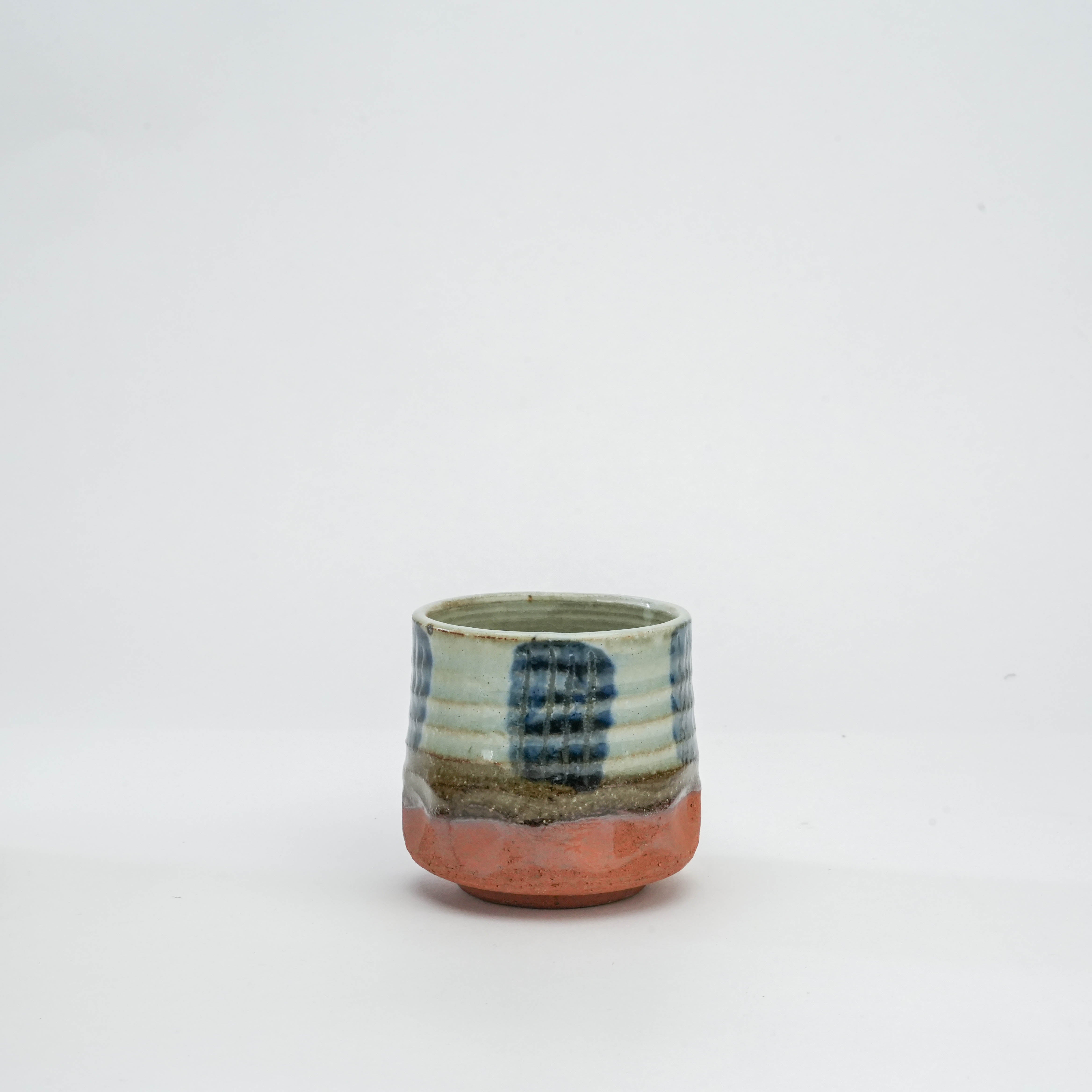 Mino Ware Cho Tokusa Yunomi Tea Cup