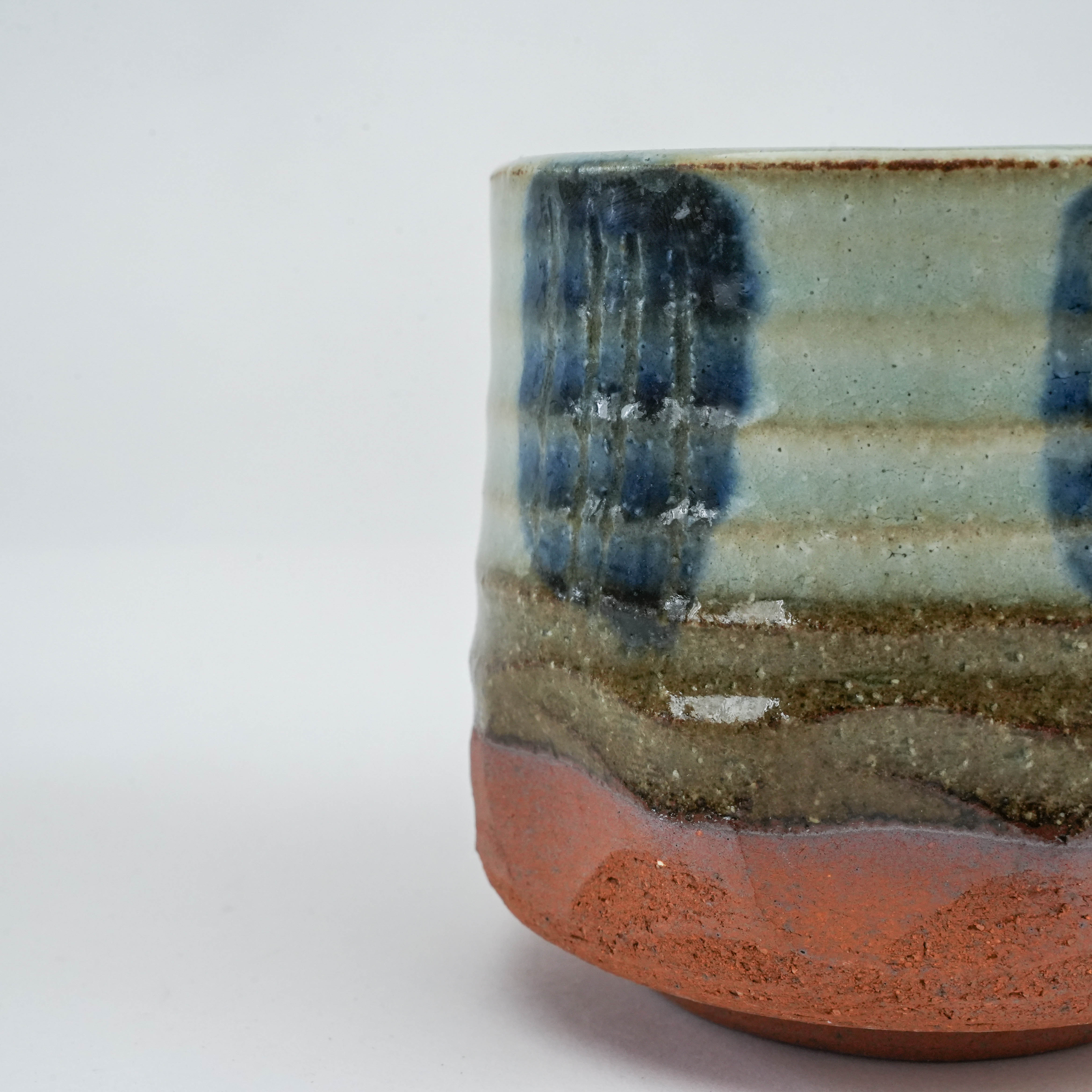 Mino Ware Cho Tokusa Yunomi Tea Cup