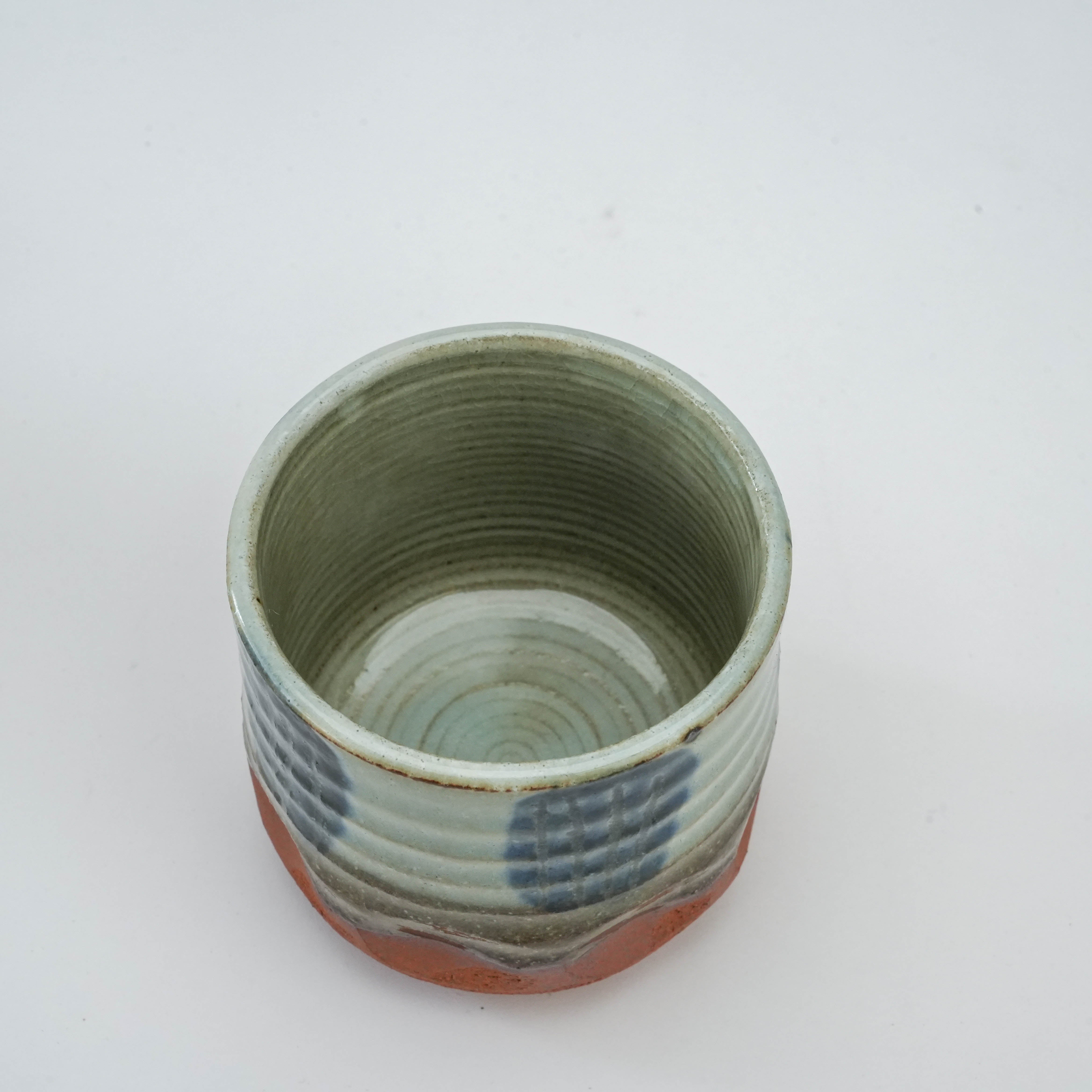 Mino Ware Cho Tokusa Yunomi Tea Cup