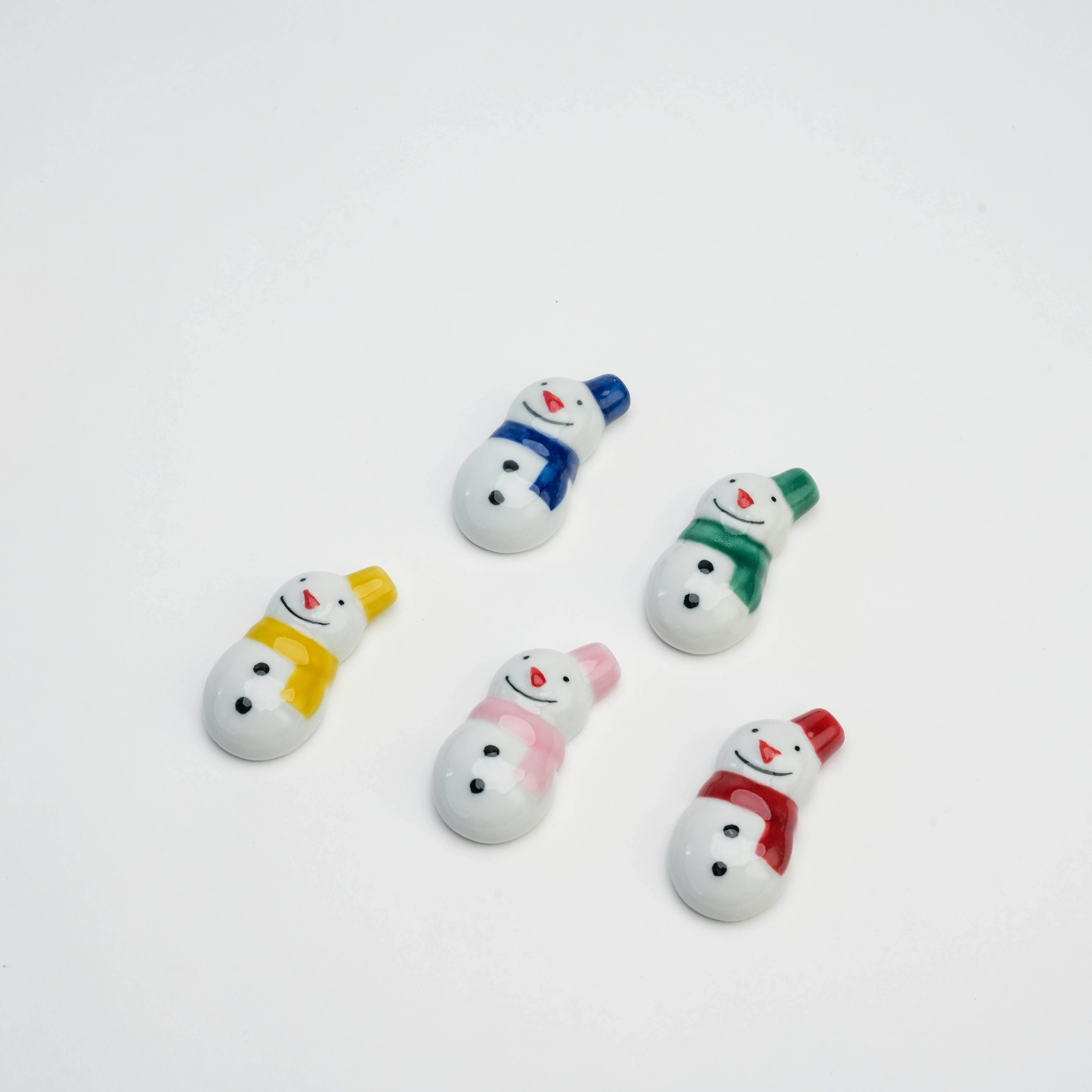 Arita Ware Snowman Chopstick Rest Set