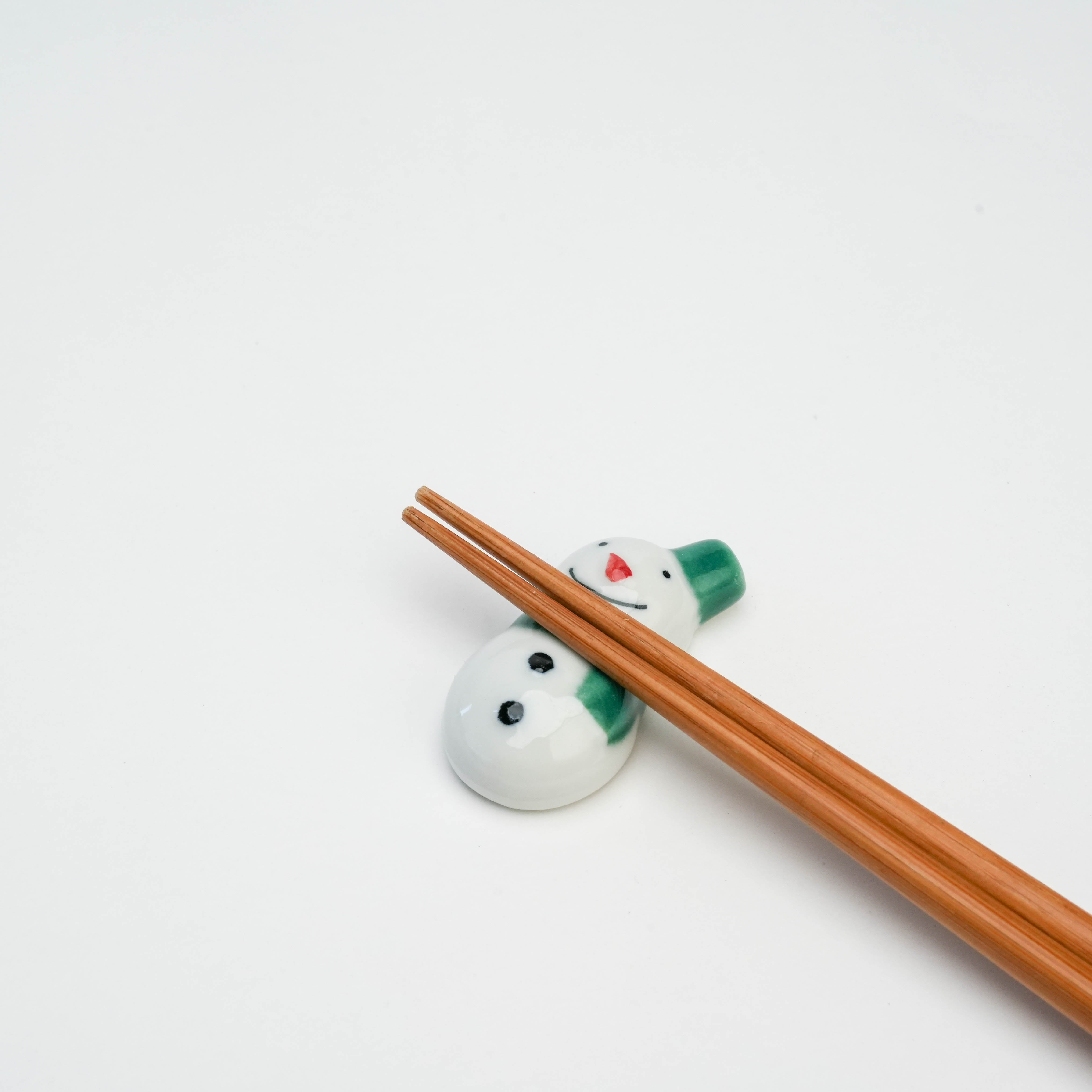 Arita Ware Snowman Chopstick Rest Set