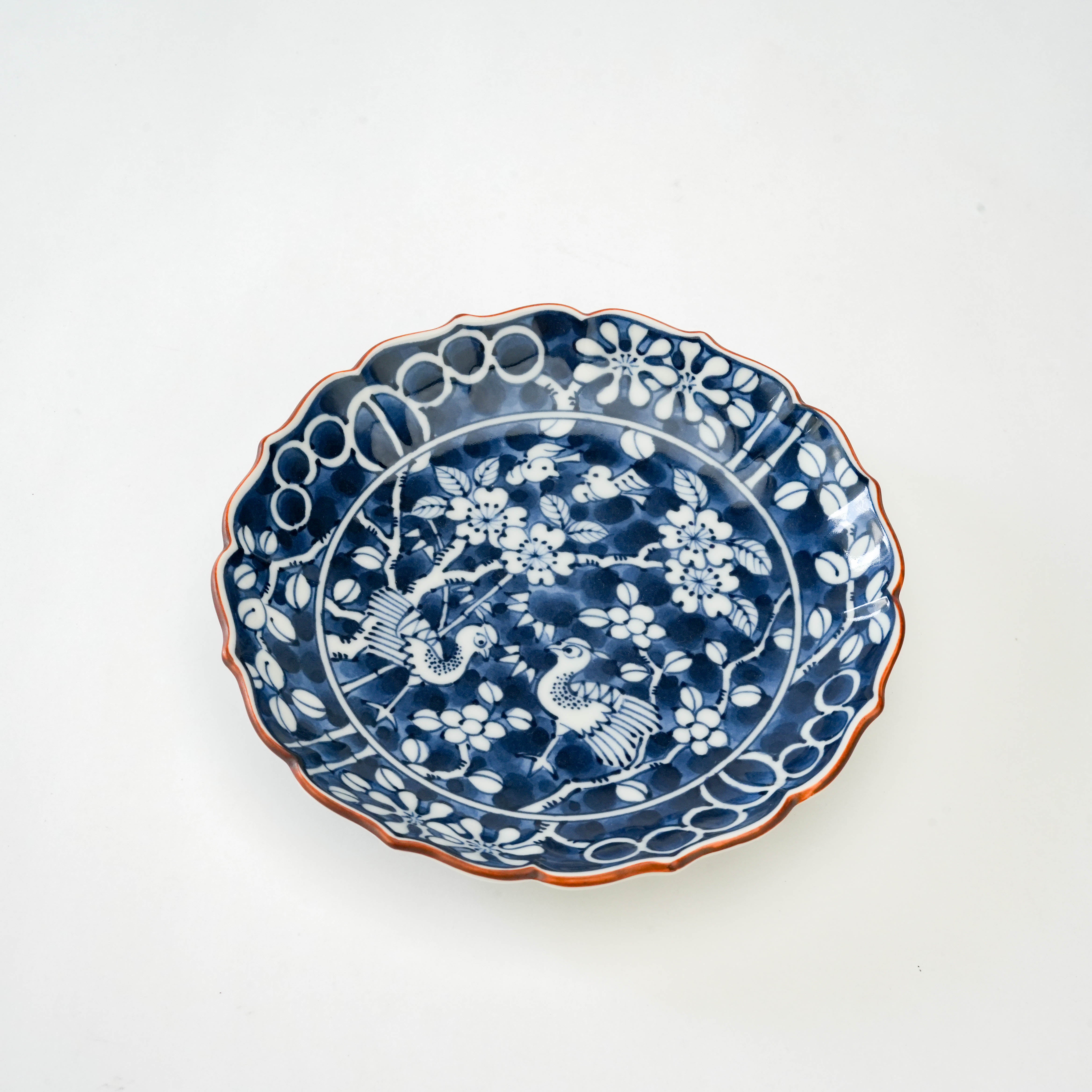 Hasami Ware Hanadori Rinka Plate