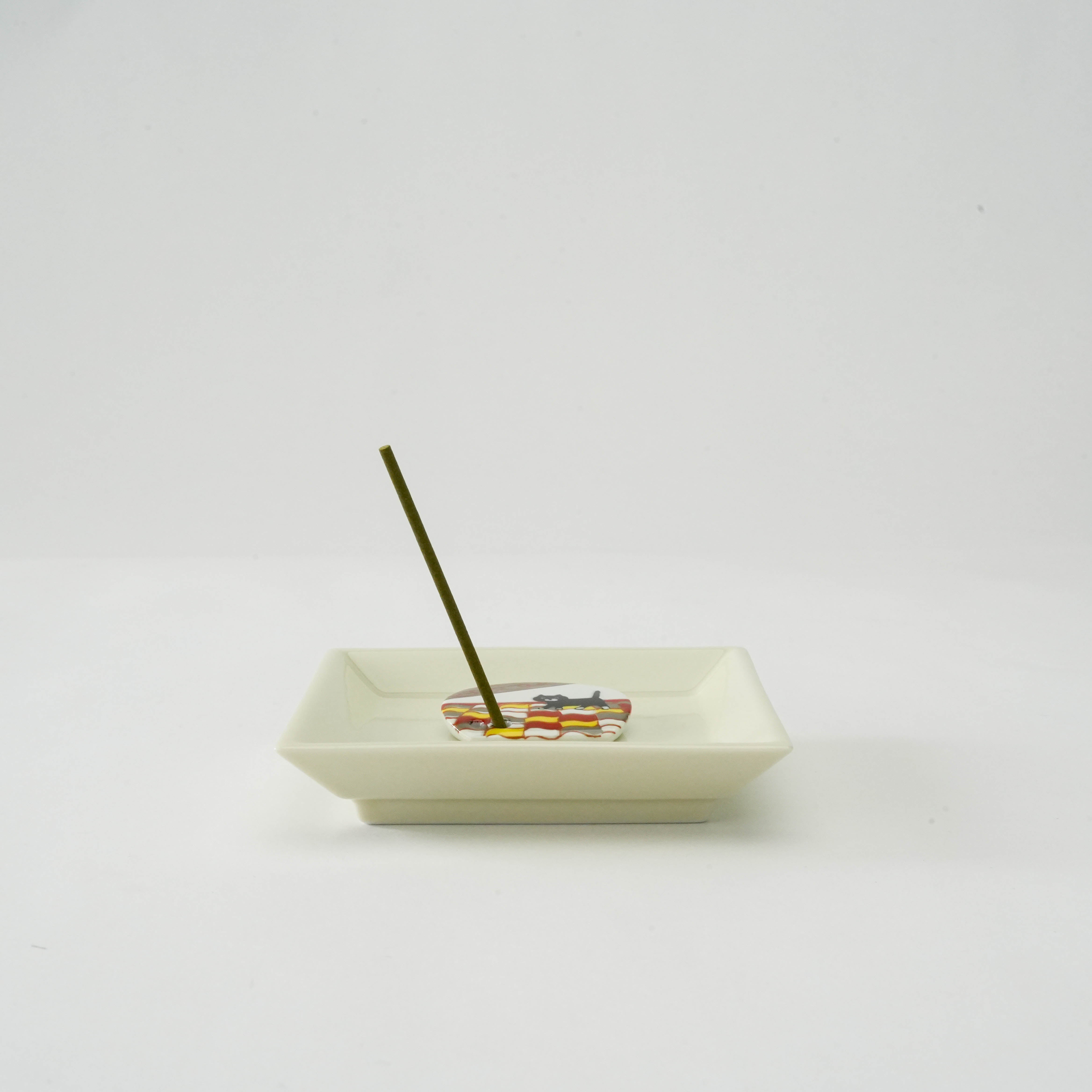 Shoyeido Horin Gift Set - Tenpyo & Cat on Roof Incense Holder