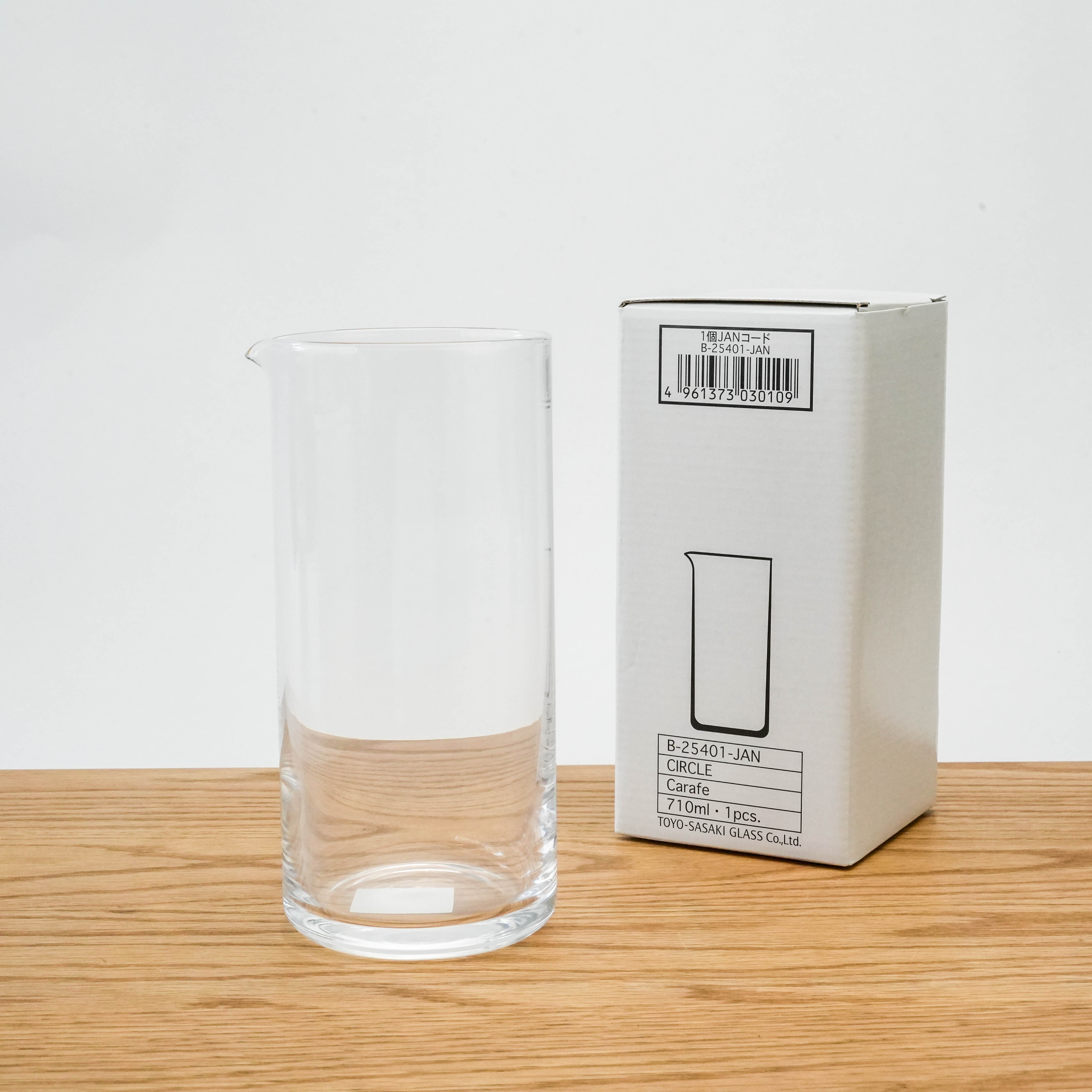 Toyo-Sasaki Circle Tokuri Clear Carafe