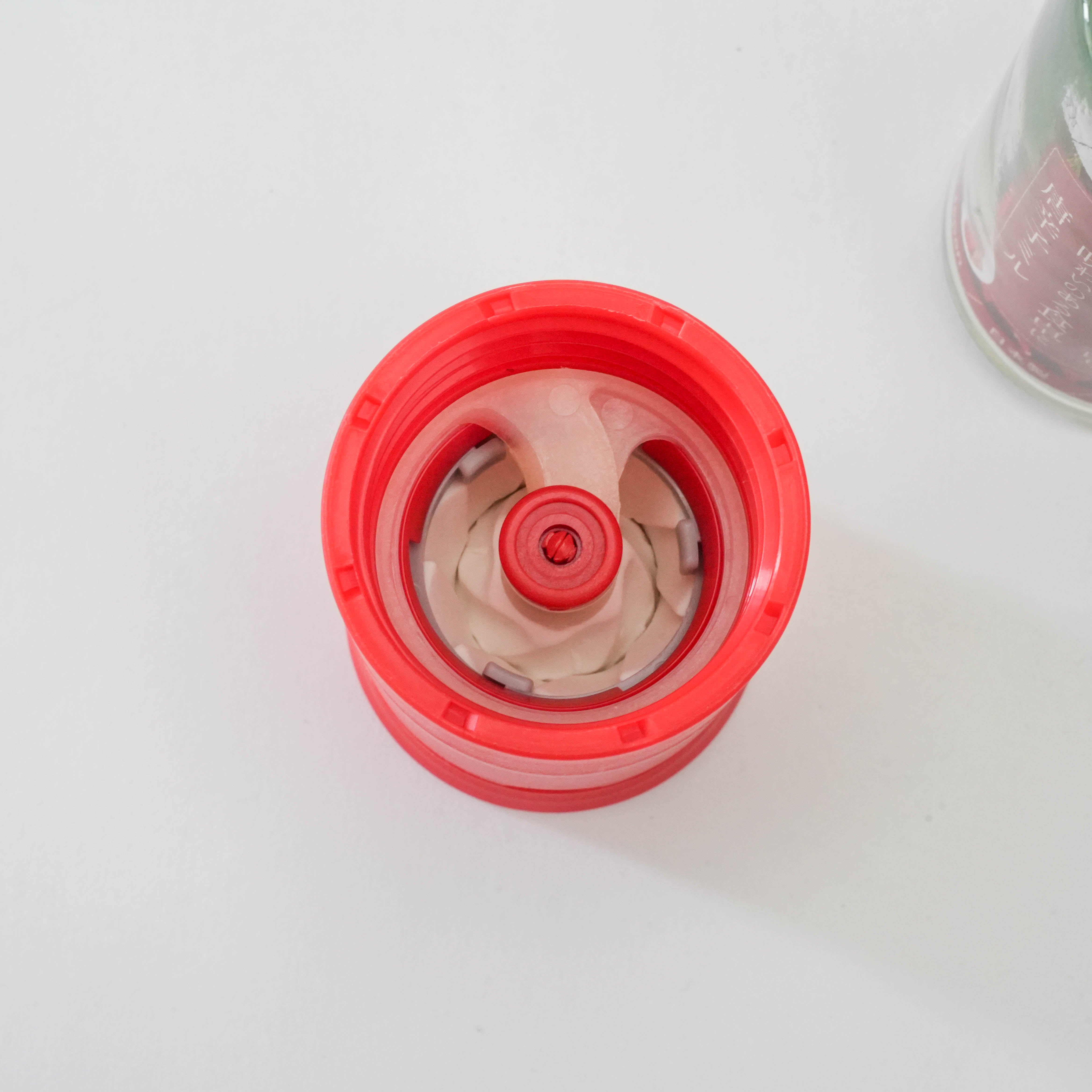 Close-up of the Kai Home Pepper Mill’s ceramic grinding mechanism, highlighting its sharp, durable, and rust-resistant design.