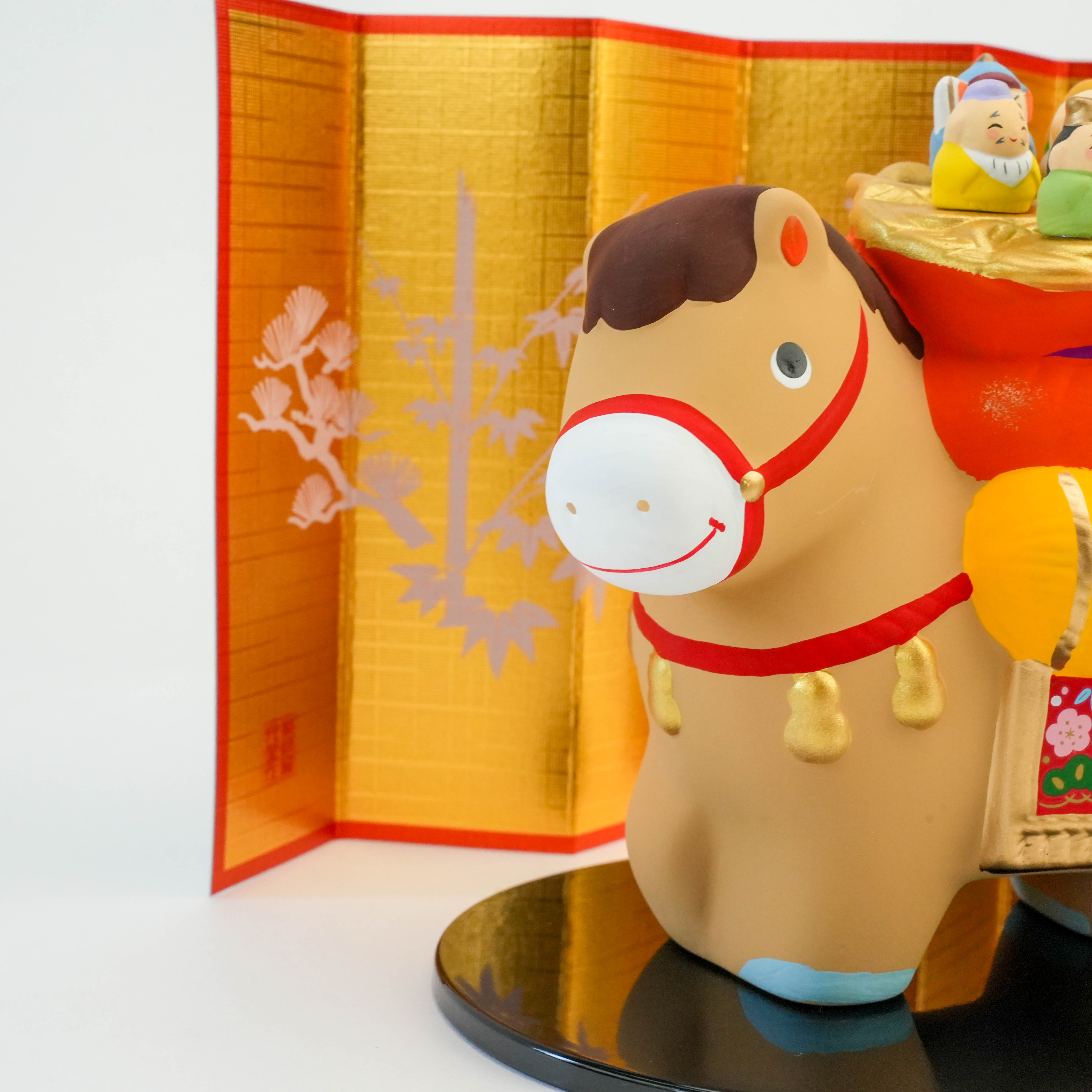 Yakushigama Yakushigama Seven Gods Celebration Horse Ornament