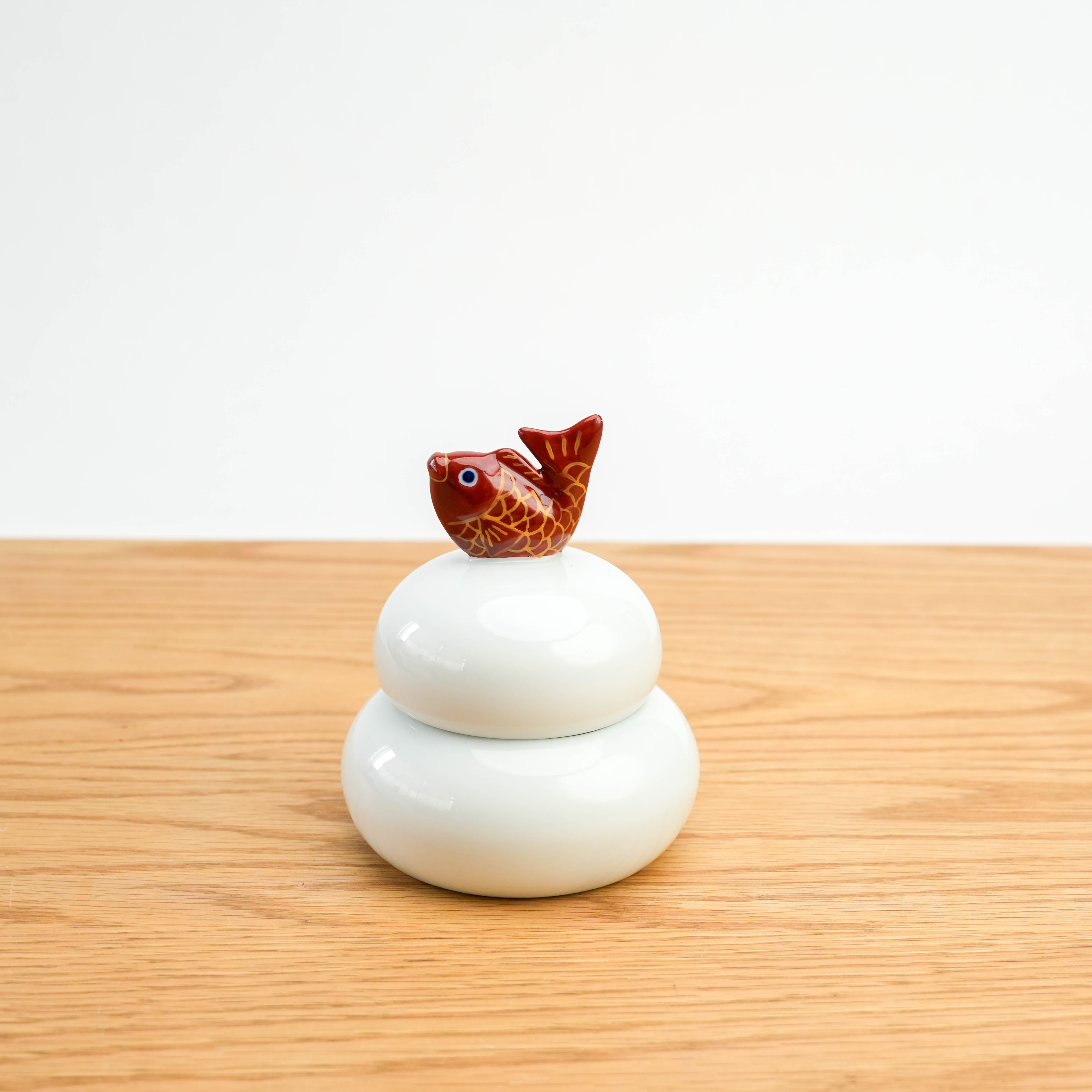 Arita Ware Fish Container