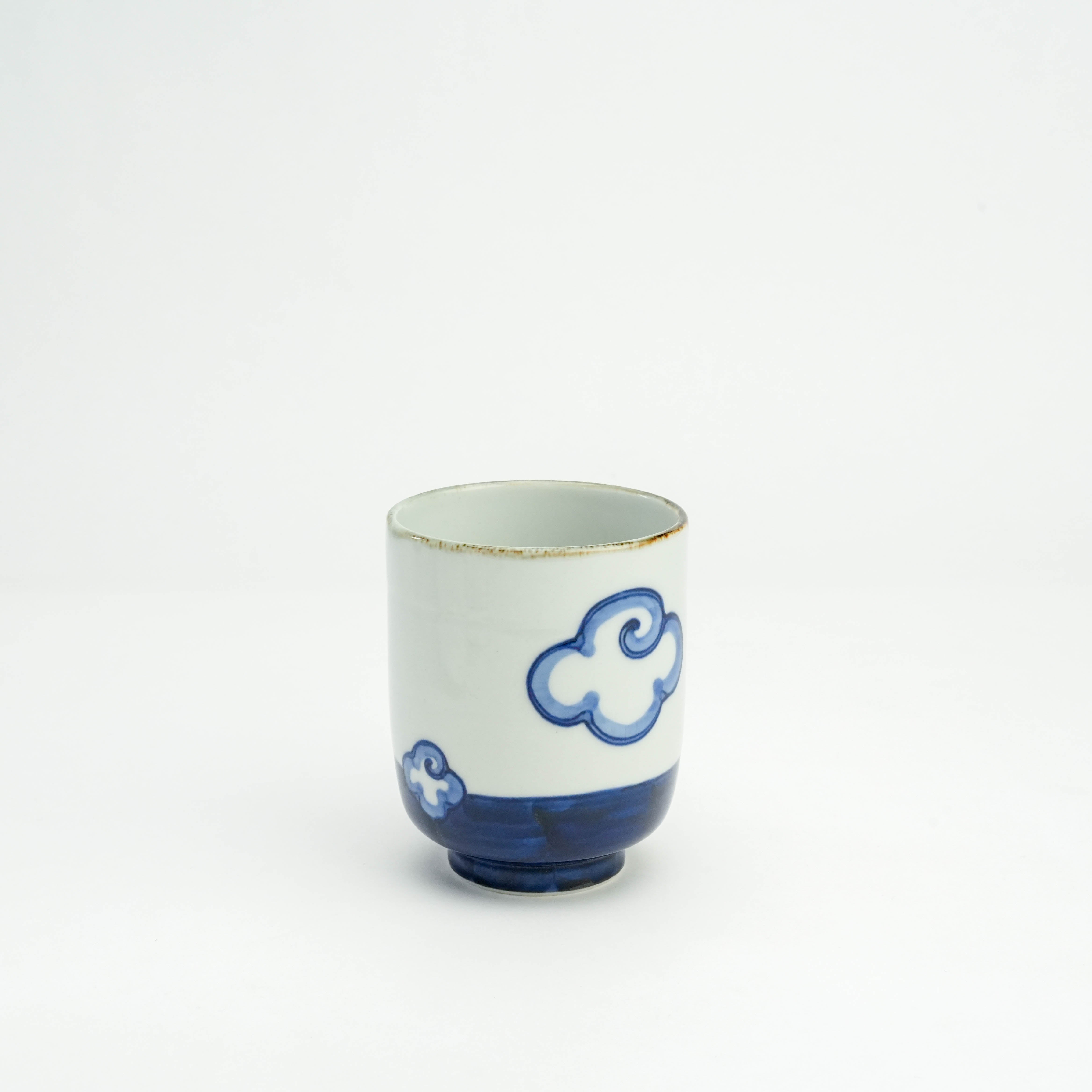 Hasami Ware Shohogama Hand Painted Mt. Fuji Cup