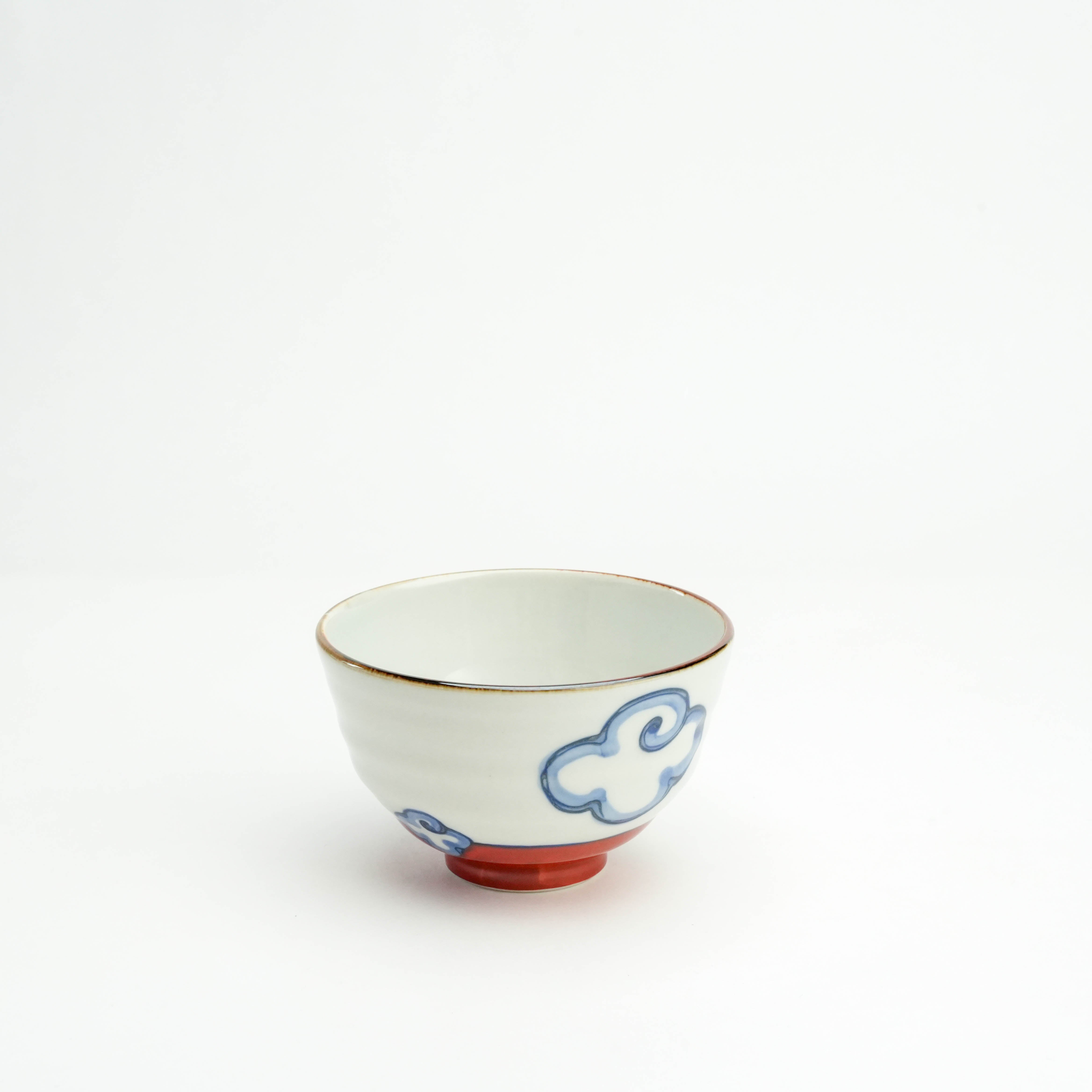 Hasami Ware Shohogama Hand Painted Mt. Fuji Bowl