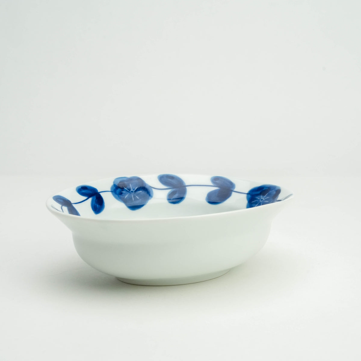 Arita Ware Koyogama Floral Connection Rimmed Oval Bowl