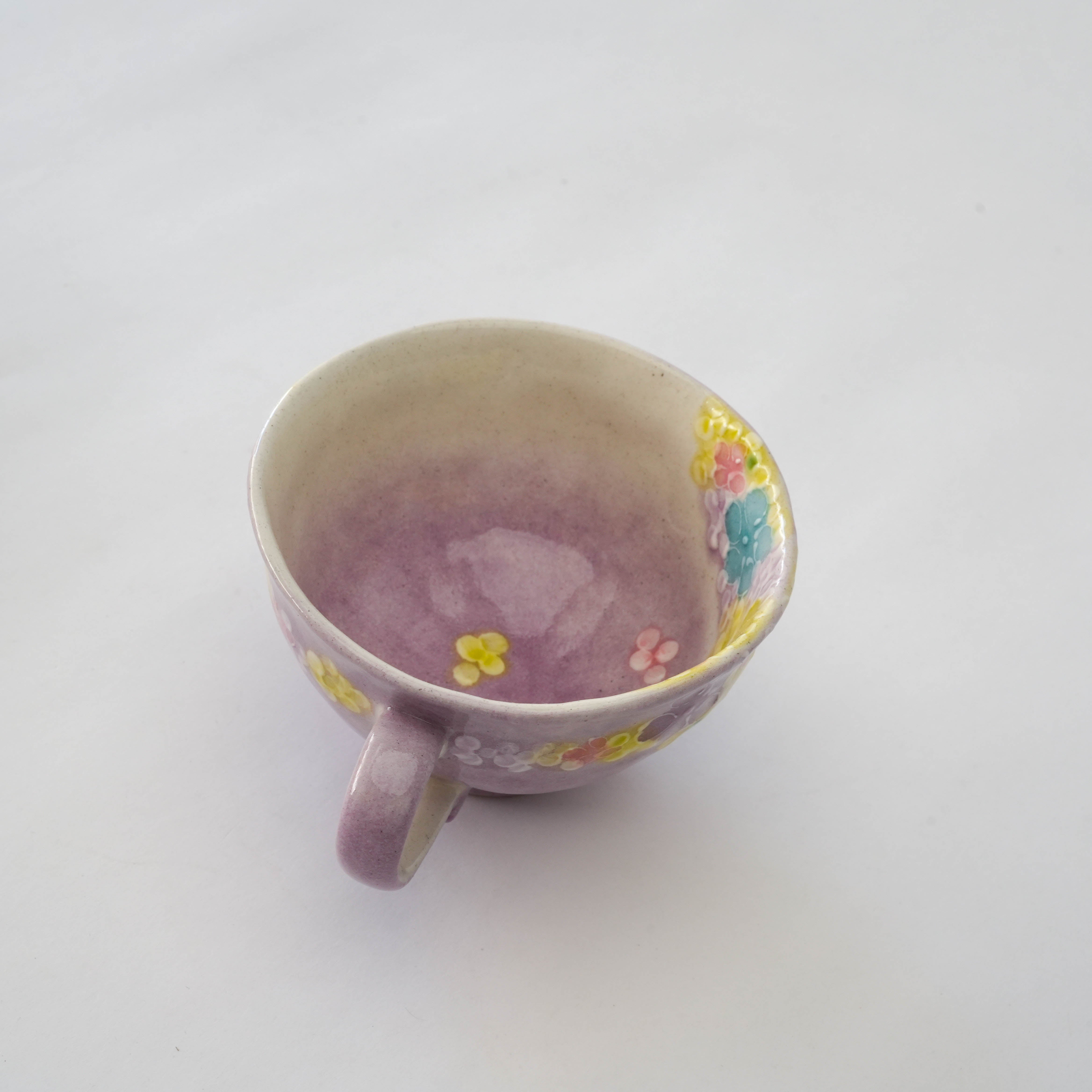 Seto Ware Kohana Ichin Coffee Cup & Saucer – Violet