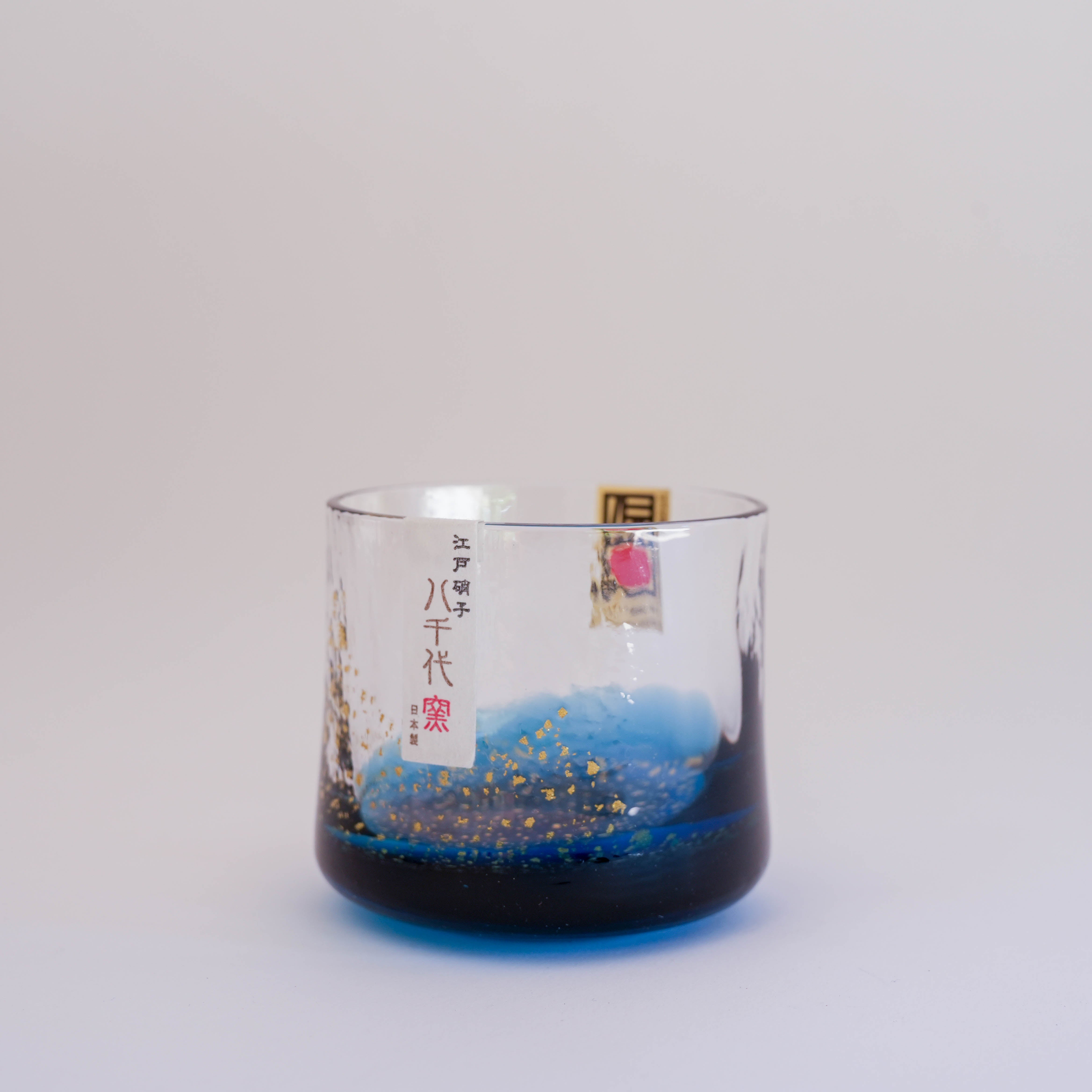 Toyo-Sasaki Yachiyogama Sake Glass – Sapphire Blue