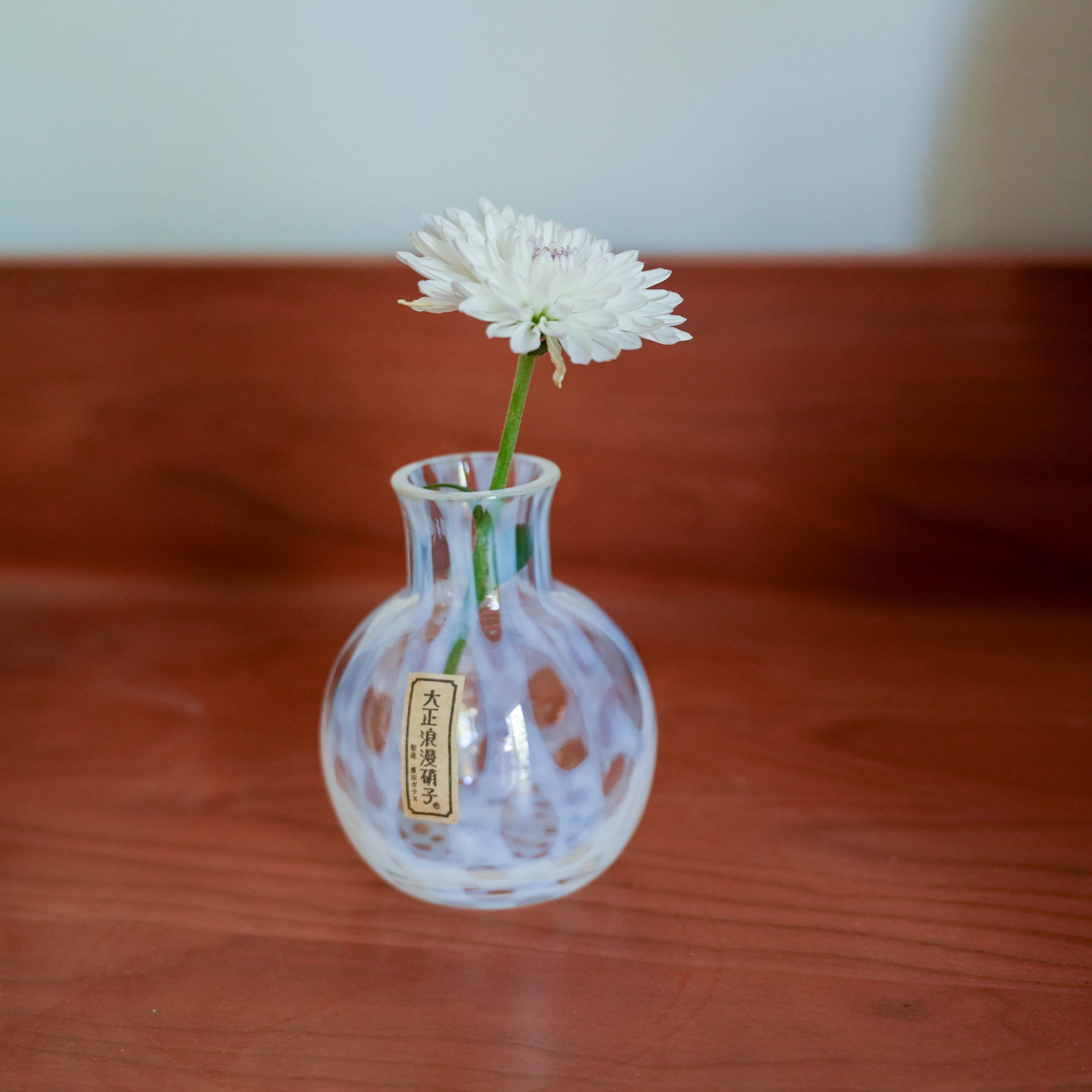 Hirota Glass Taisho Roman Vase - Polka Dots
