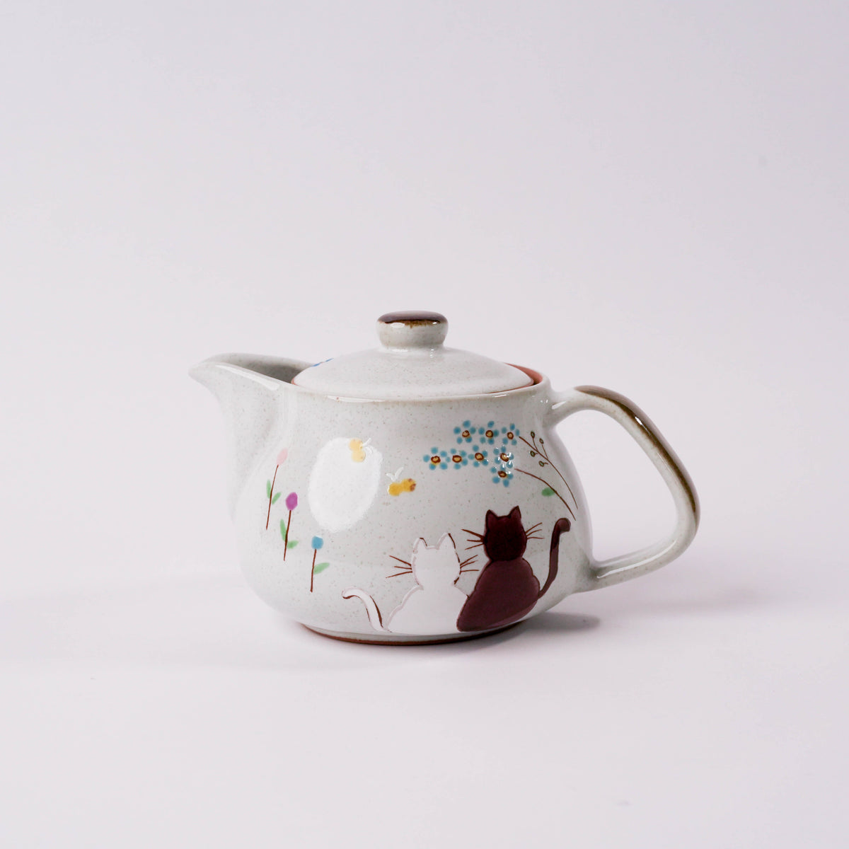 Kutani Ware Sunny Spot Cat Teapot