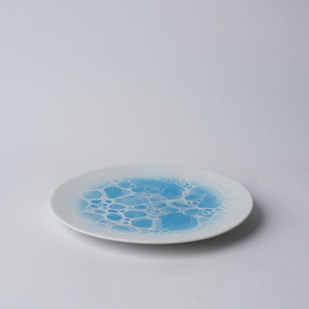 Arita Ware Yamahei Kiln AWA Round Plate 16.5cm – Blue