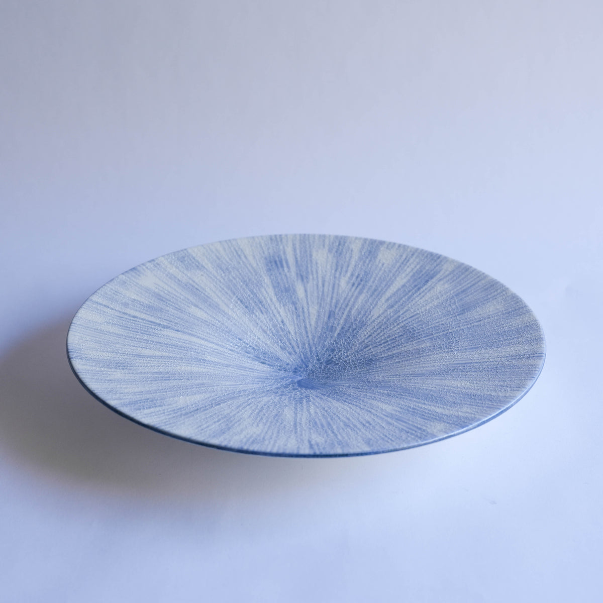 Arita Ware Kichiemon Blue Bubble Glaze Plate