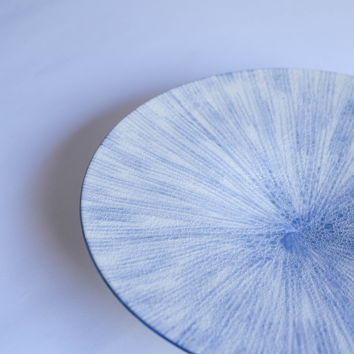 Arita Ware Kichiemon Blue Bubble Glaze Plate