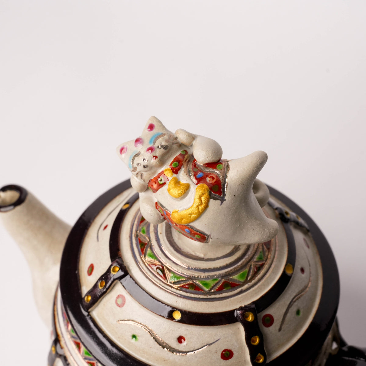 Koichi Yasunaga Cat Guardian Teapot