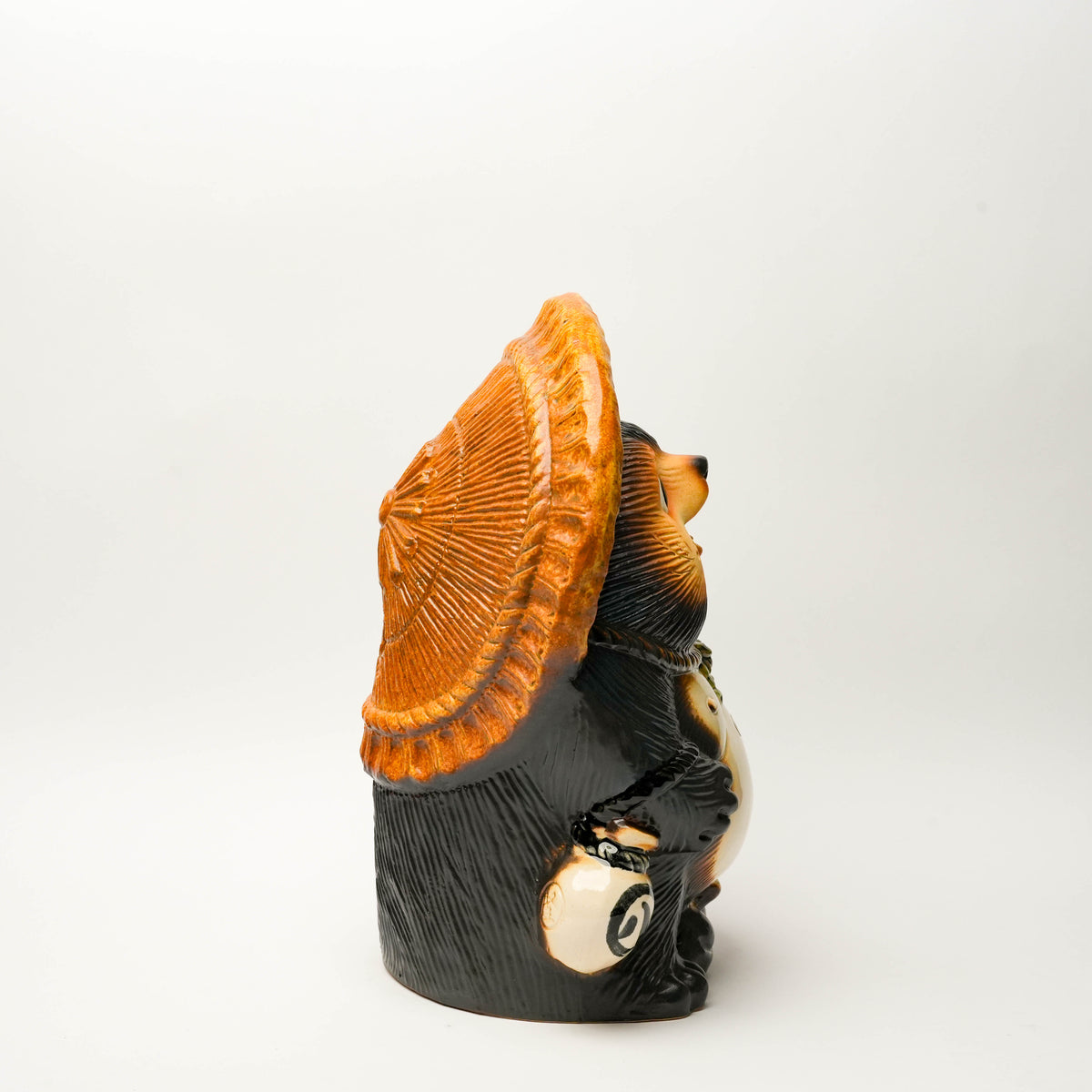 Shigaraki Ware Dream Realization Lucky Tanuki Raccoon Dog Ornament