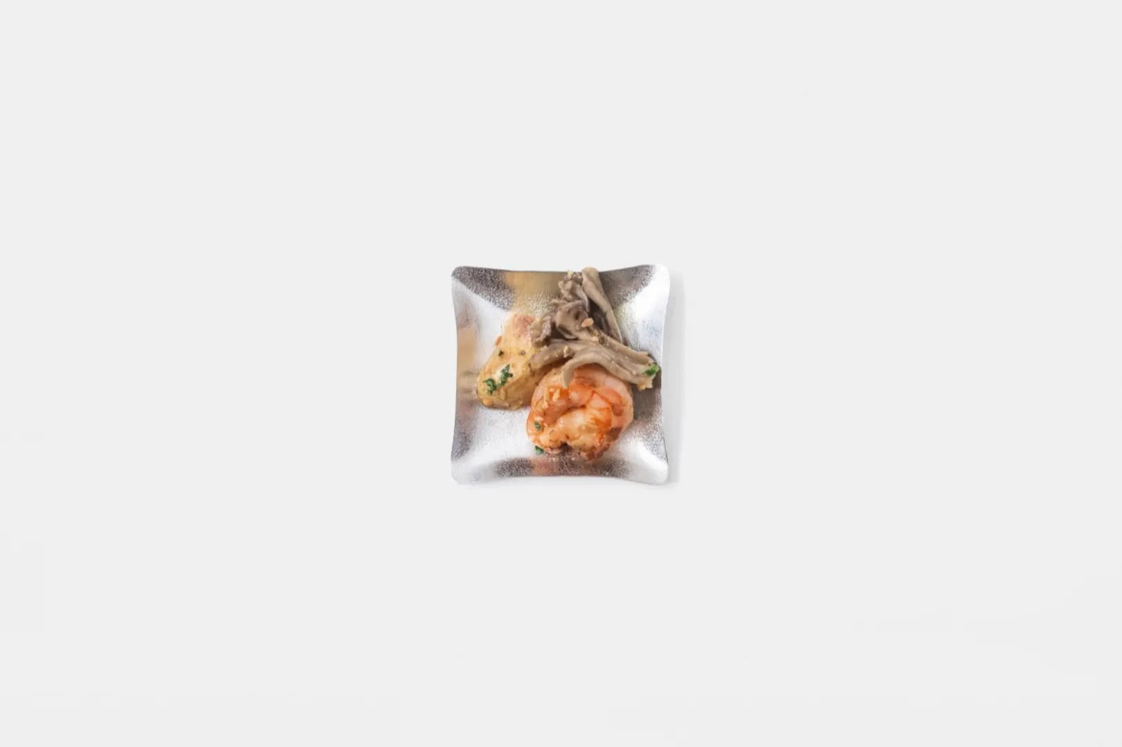 Syouryu Suzugami Origami Square Tin Plate 9cm