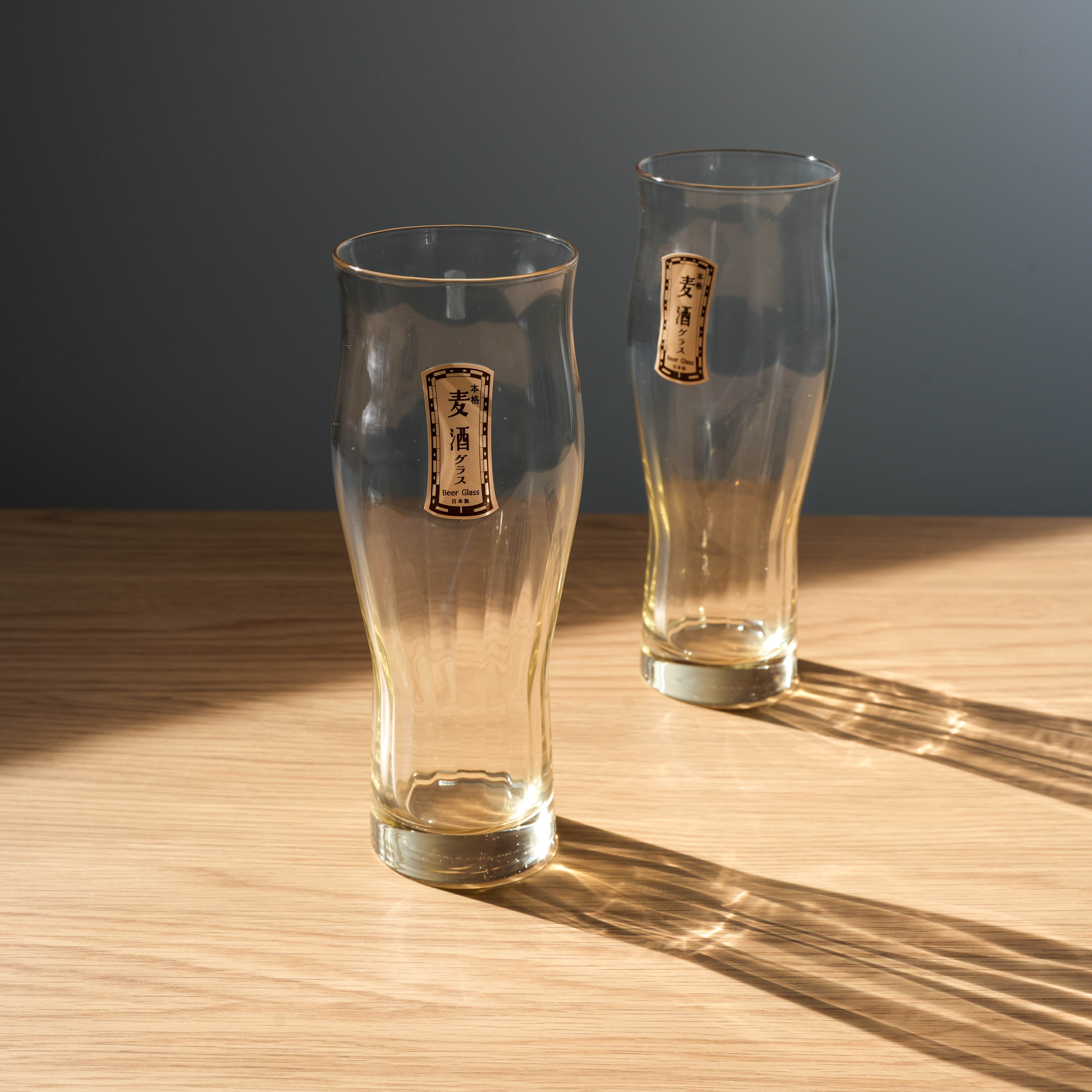 Toyo-Sasaki Kohaku Beer Glass Set of 2