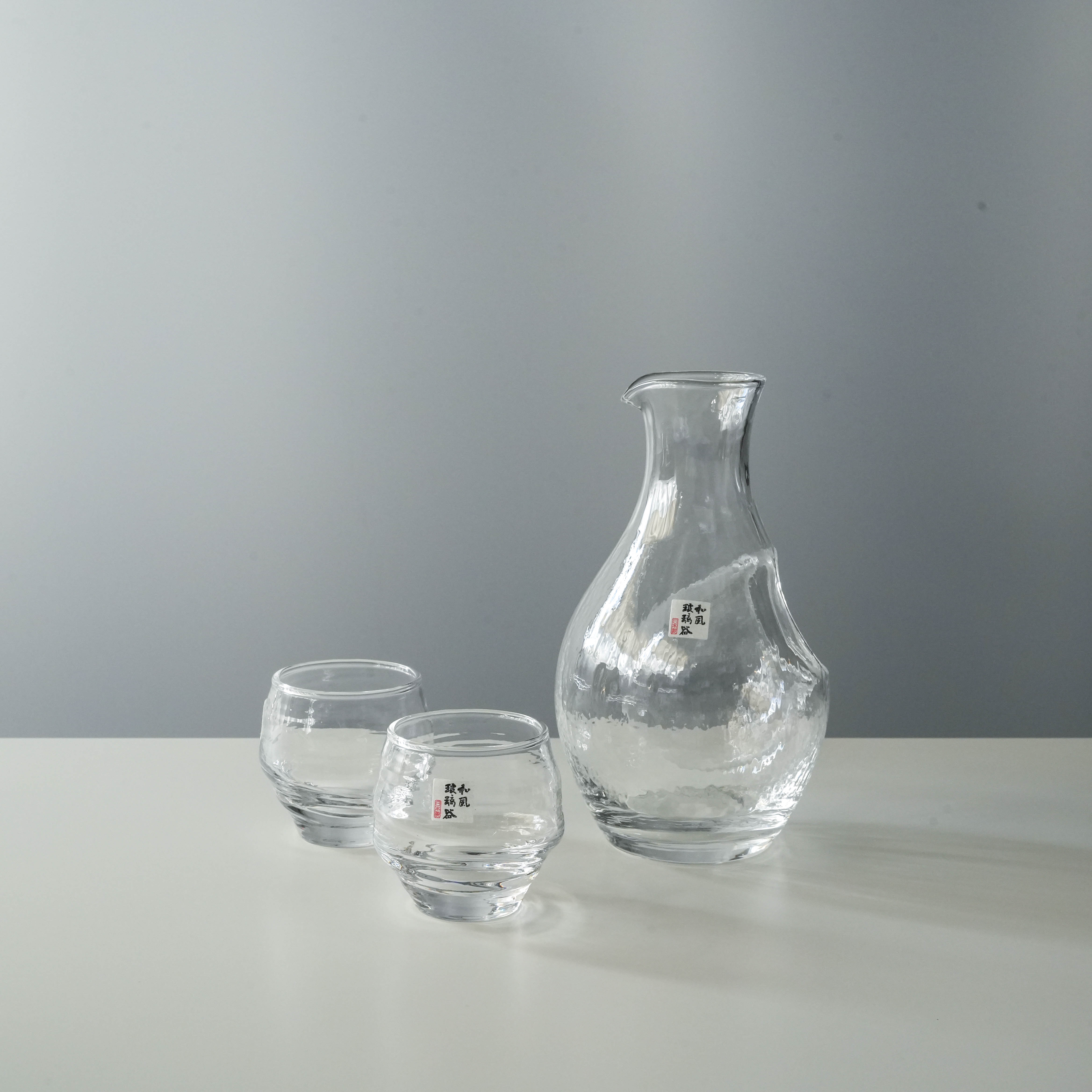 Toyo-Sasaki Yachiyogama Cold Sake Set Clear